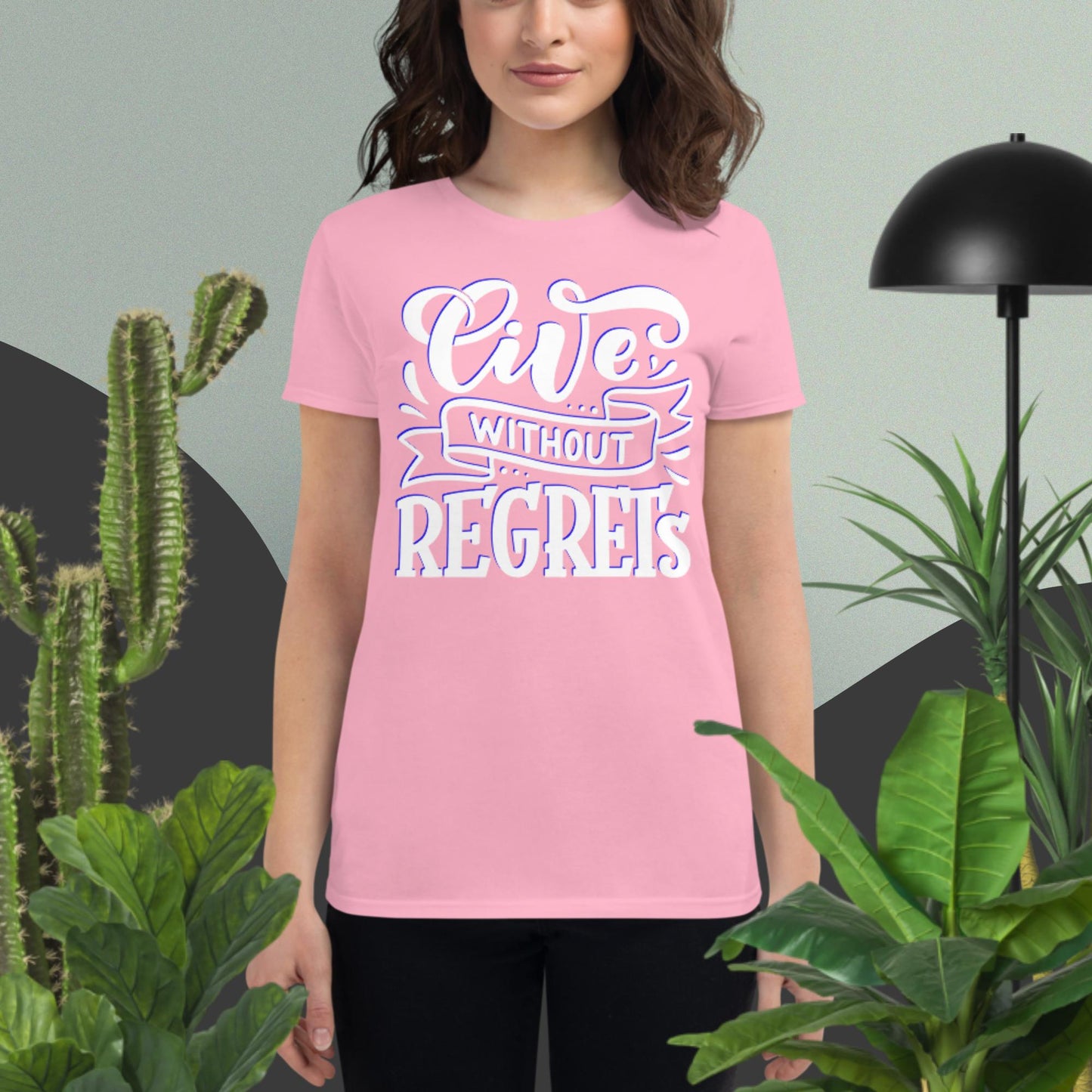 Live Without Regrets, Women's short sleeve t-shirt