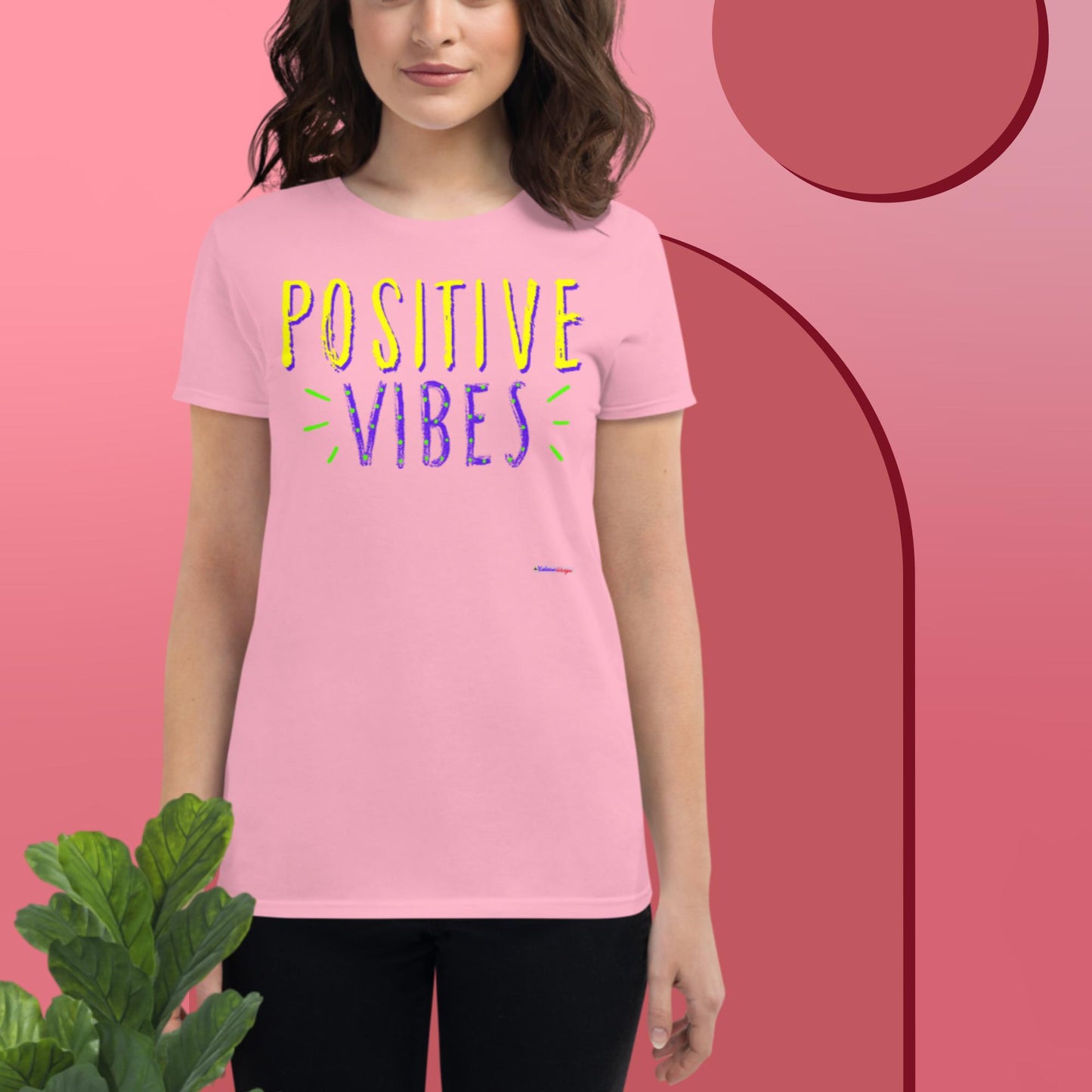 Positive Vibes, Women's short sleeve t-shirt