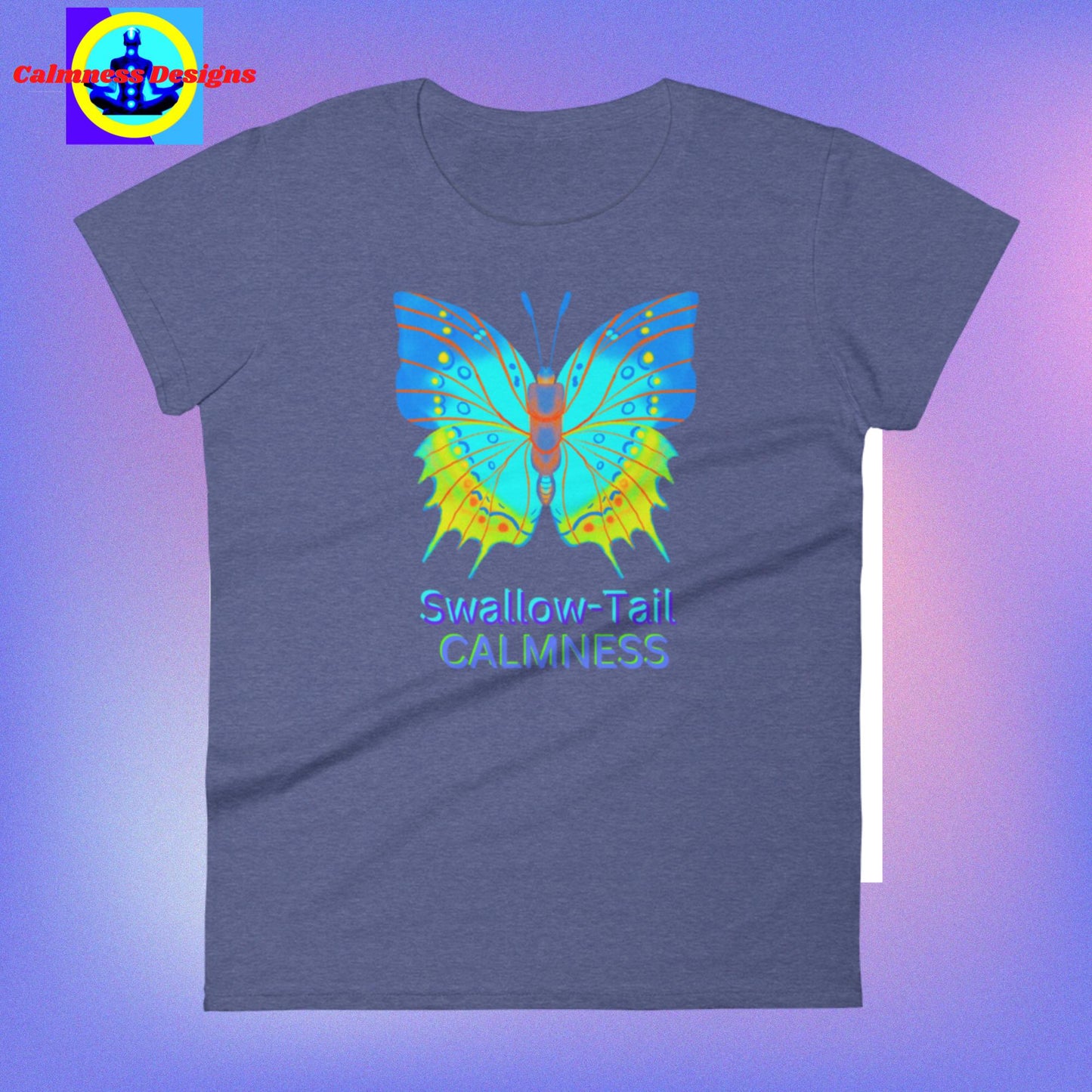 Swallow-Tail, CALMNESS, Women's short sleeve t-shirt