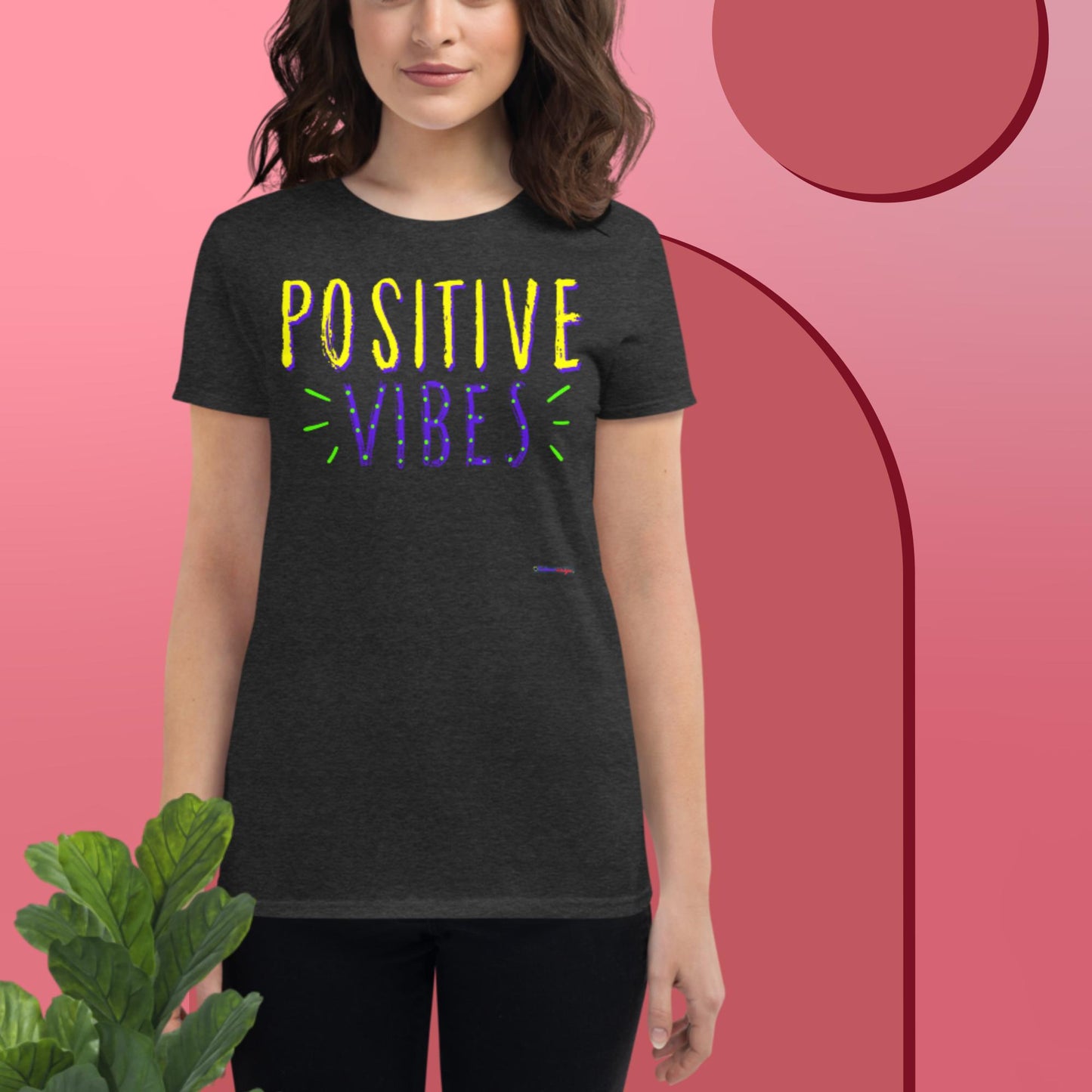 Positive Vibes, Women's short sleeve t-shirt