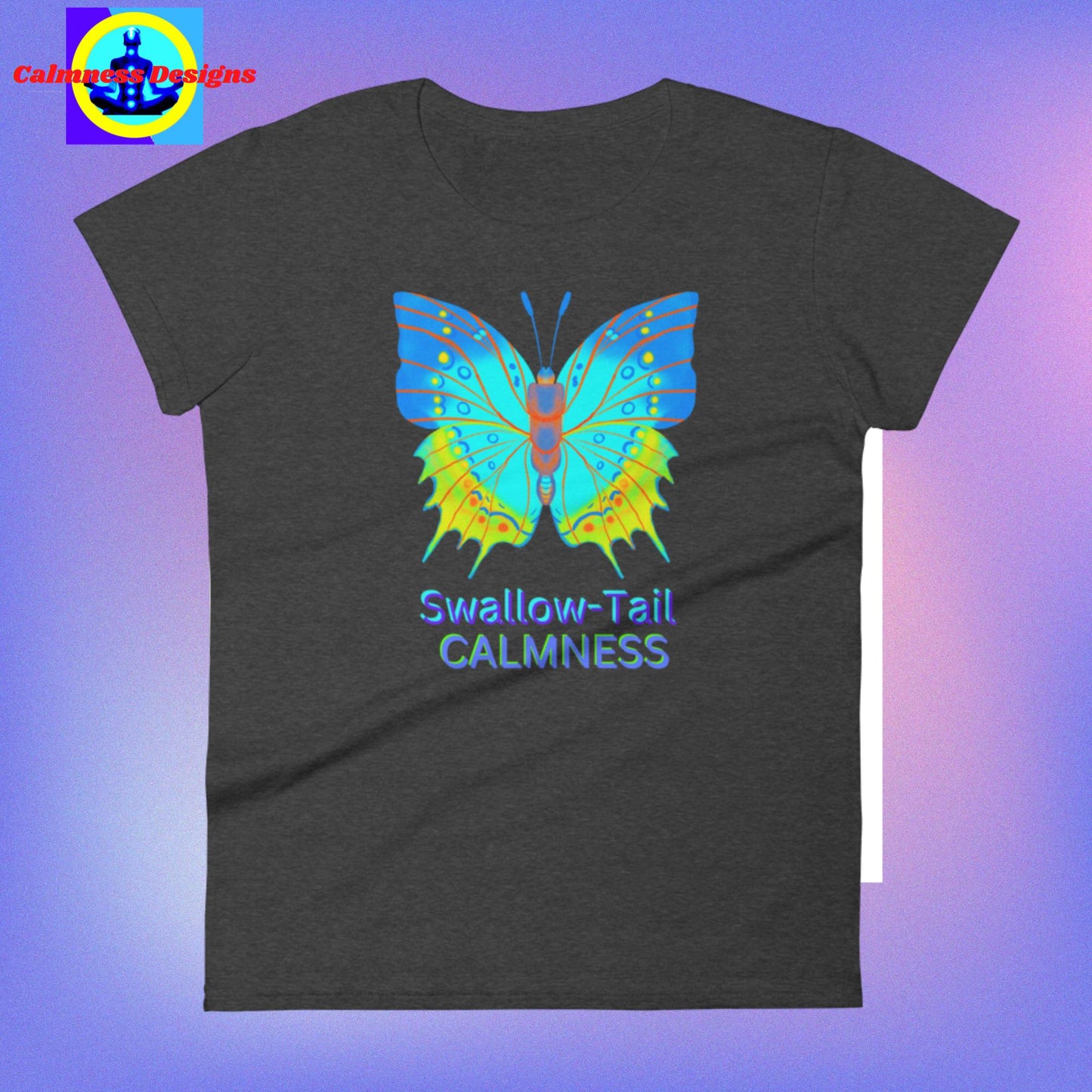 Swallow-Tail, CALMNESS, Women's short sleeve t-shirt