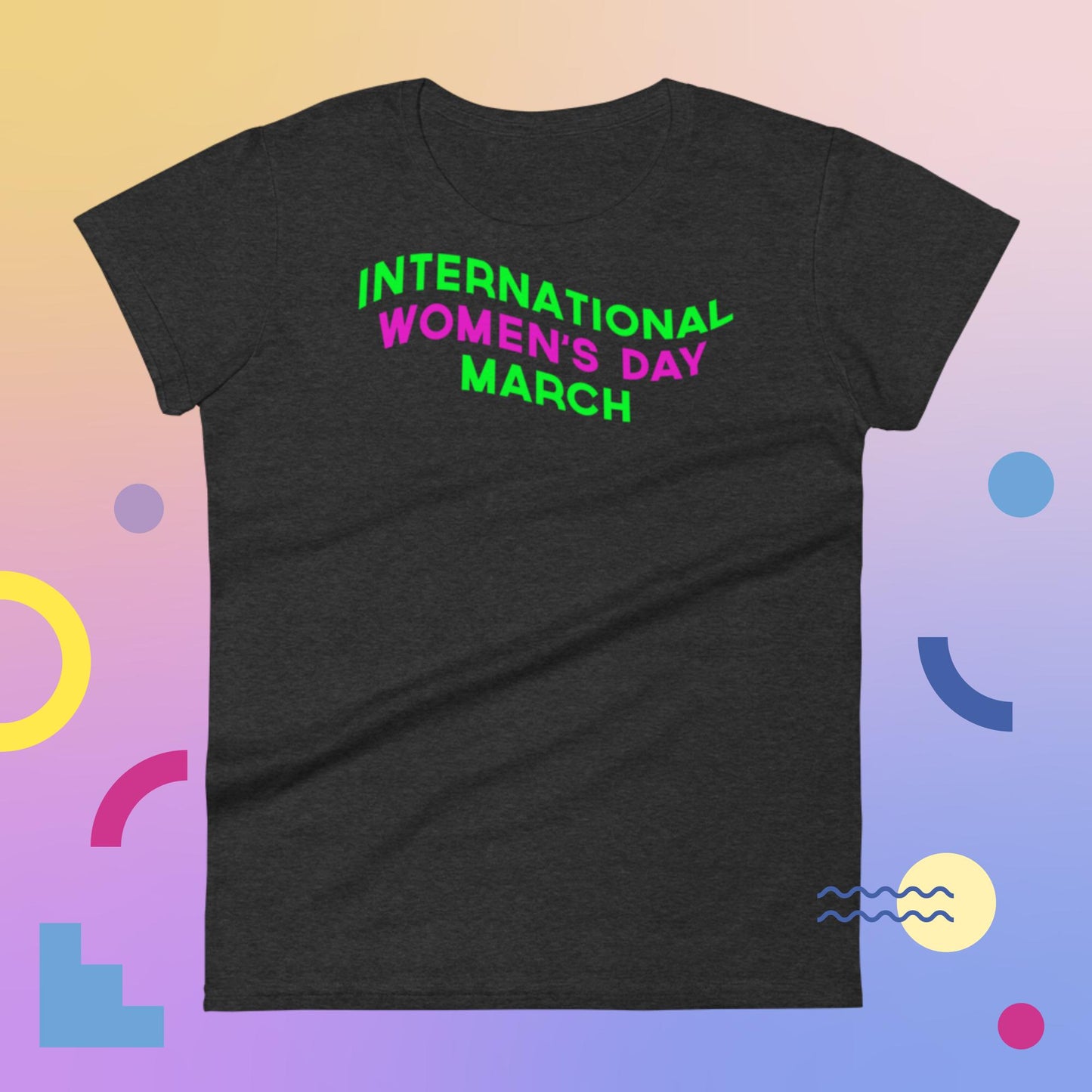 International women's day, MARCH, Women's short sleeve t-shirt