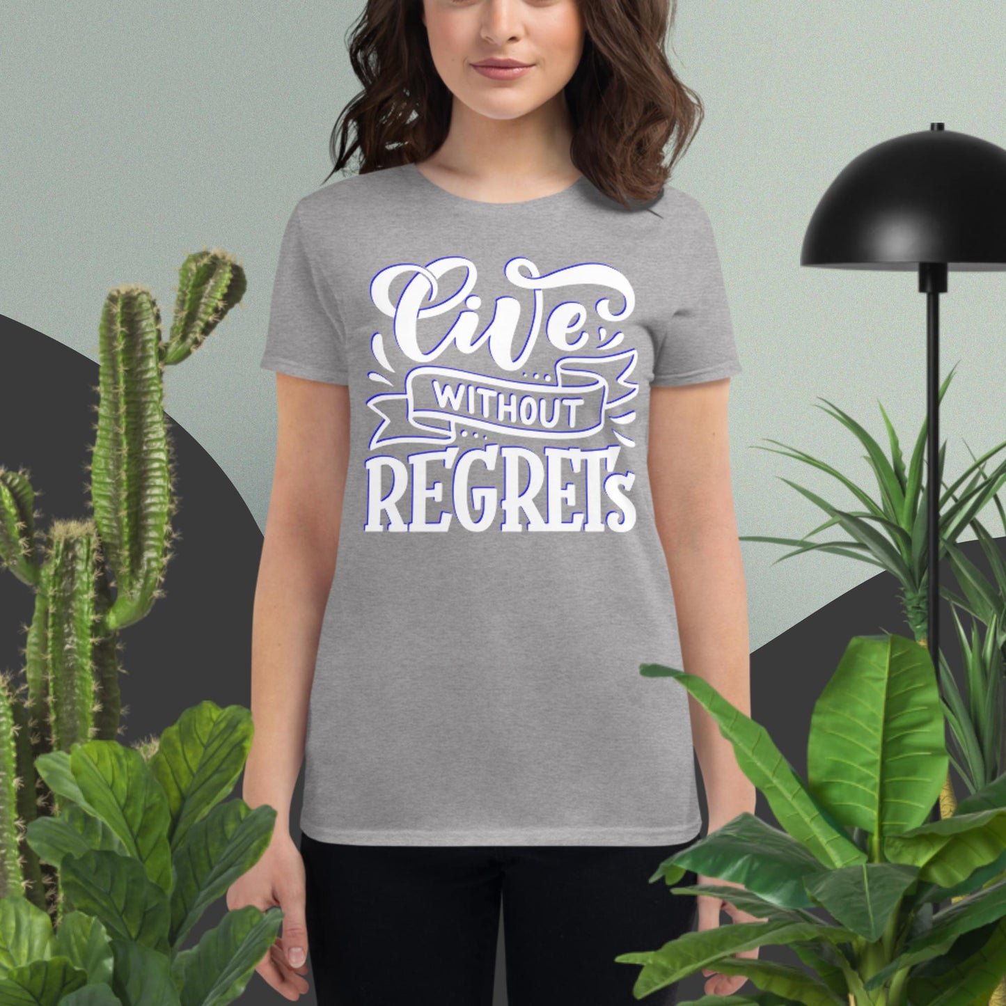 Live Without Regrets, Women's short sleeve t-shirt