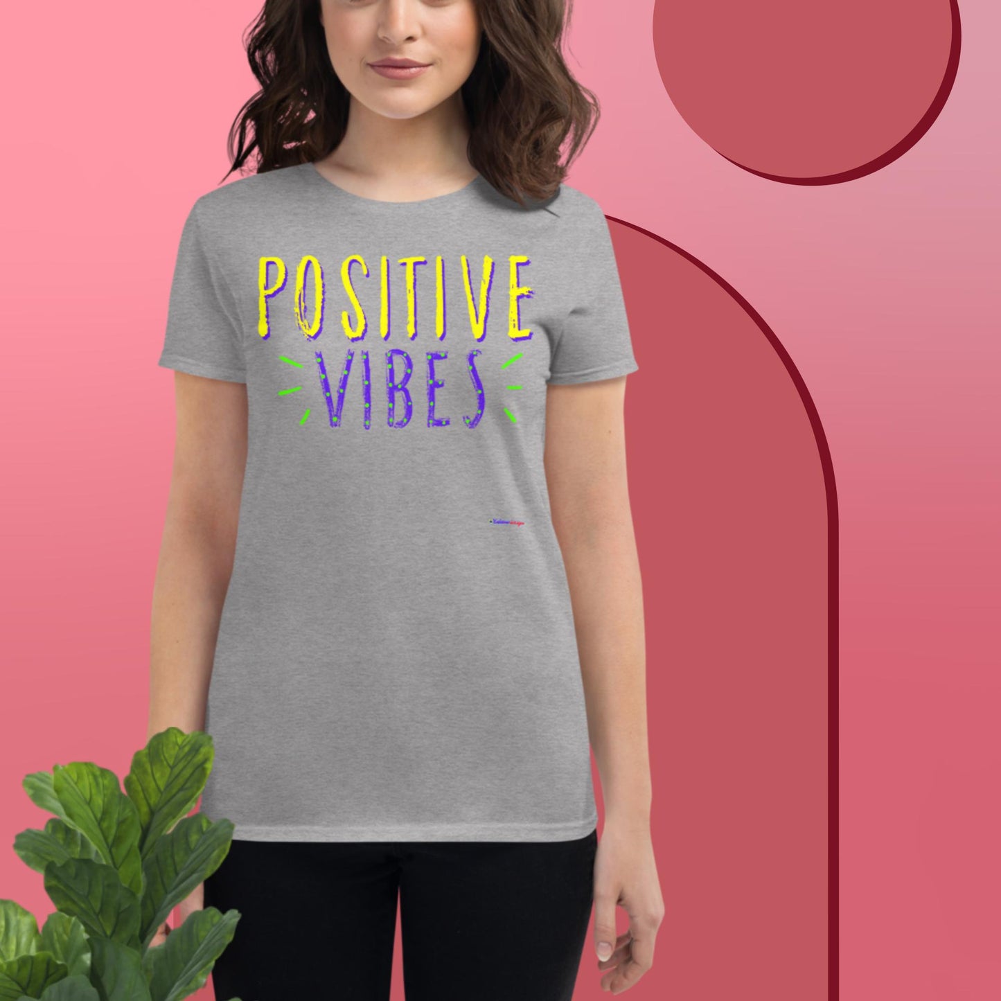 Positive Vibes, Women's short sleeve t-shirt