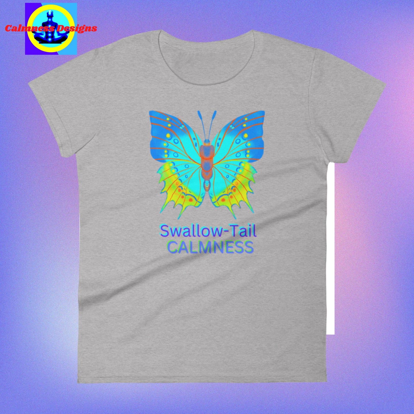 Swallow-Tail, CALMNESS, Women's short sleeve t-shirt