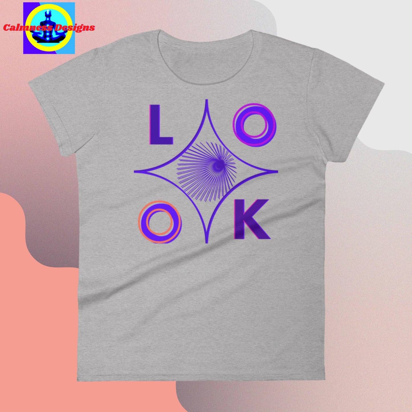 LOOK, Calmness Designer's-Star, Women's short sleeve t-shirt
