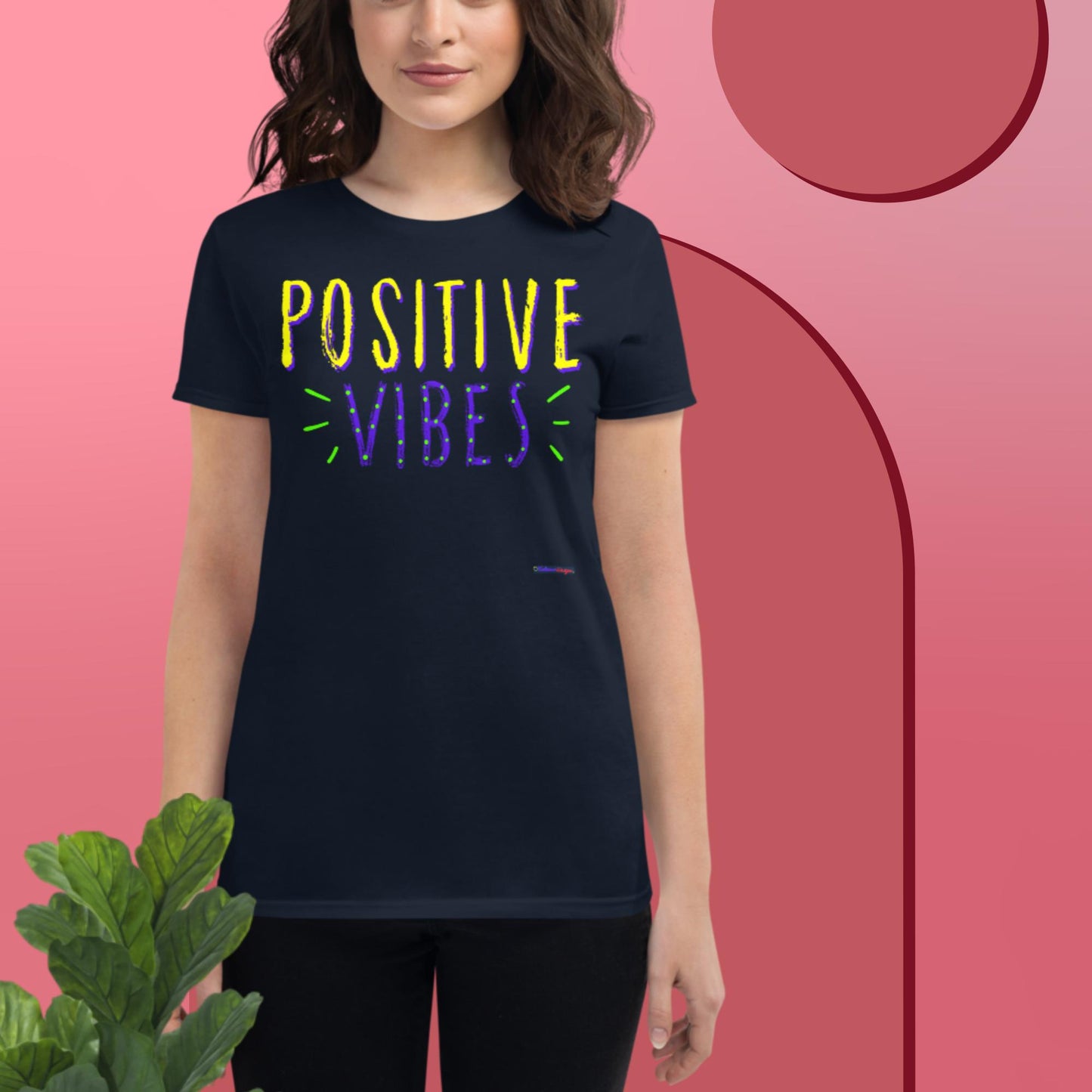 Positive Vibes, Women's short sleeve t-shirt
