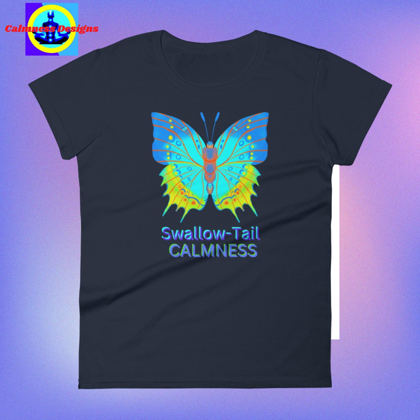 Swallow-Tail, CALMNESS, Women's short sleeve t-shirt