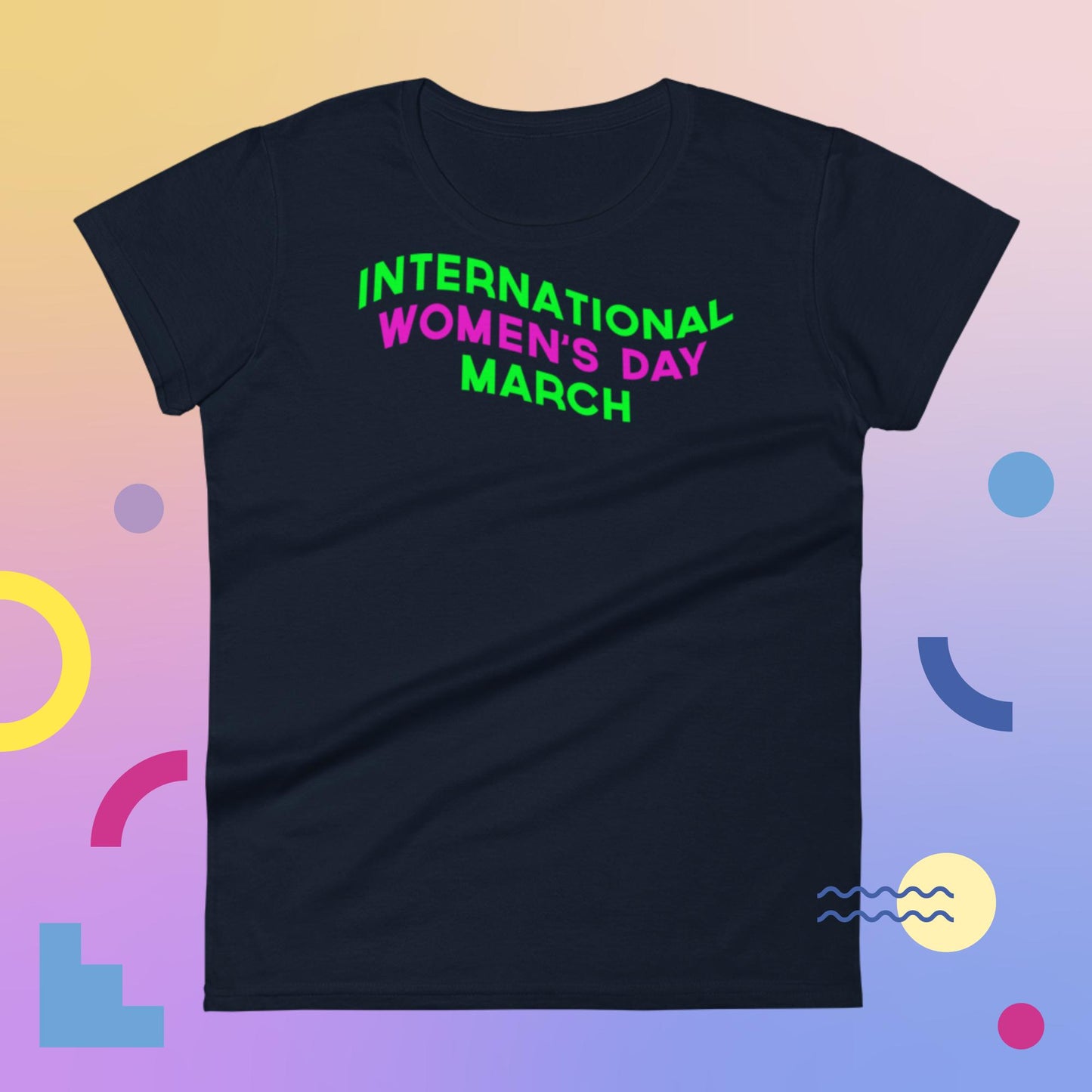 International women's day, MARCH, Women's short sleeve t-shirt
