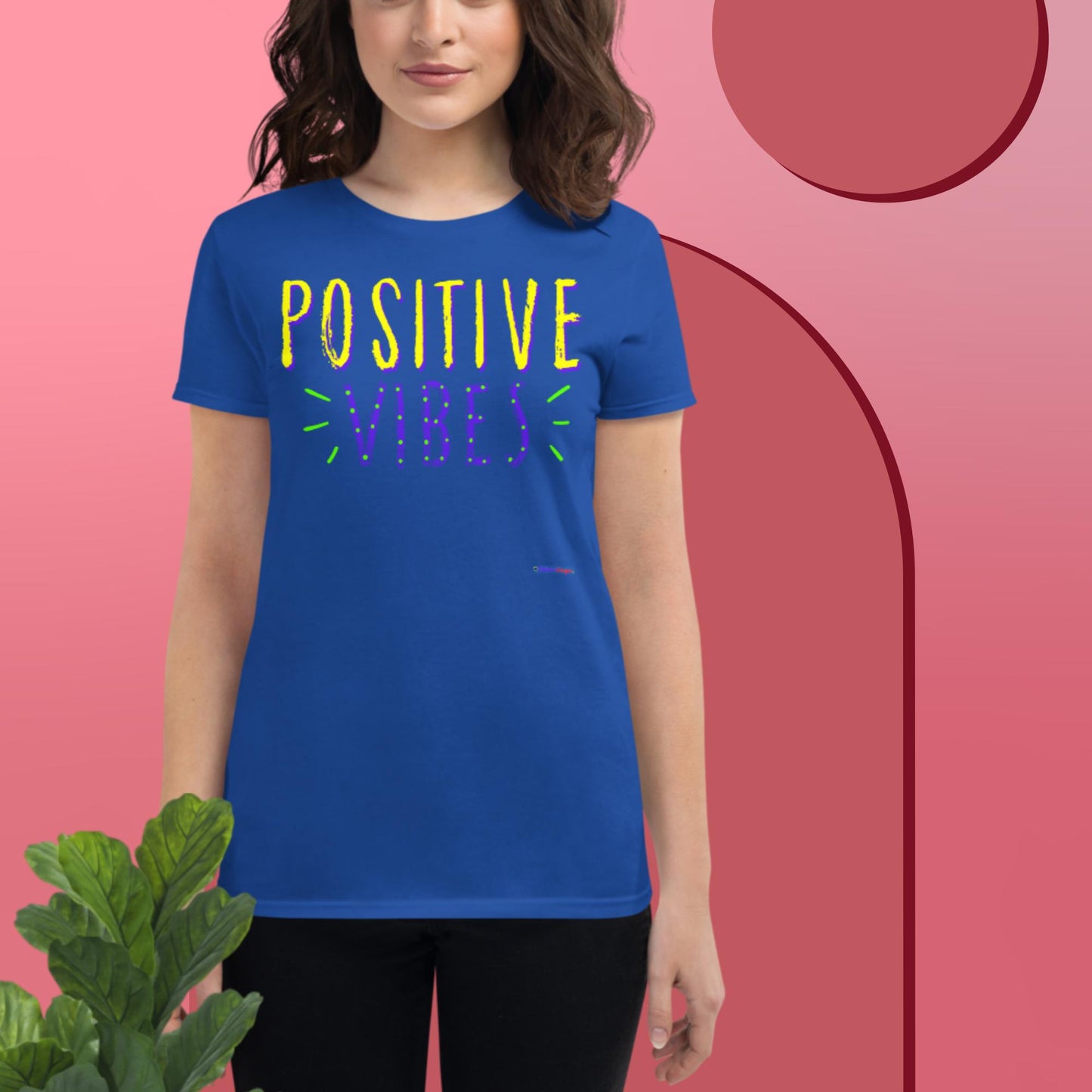Positive Vibes, Women's short sleeve t-shirt