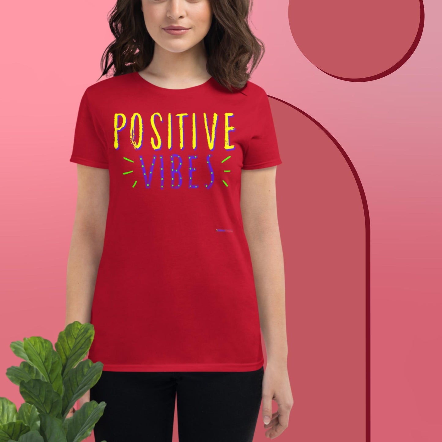 Positive Vibes, Women's short sleeve t-shirt