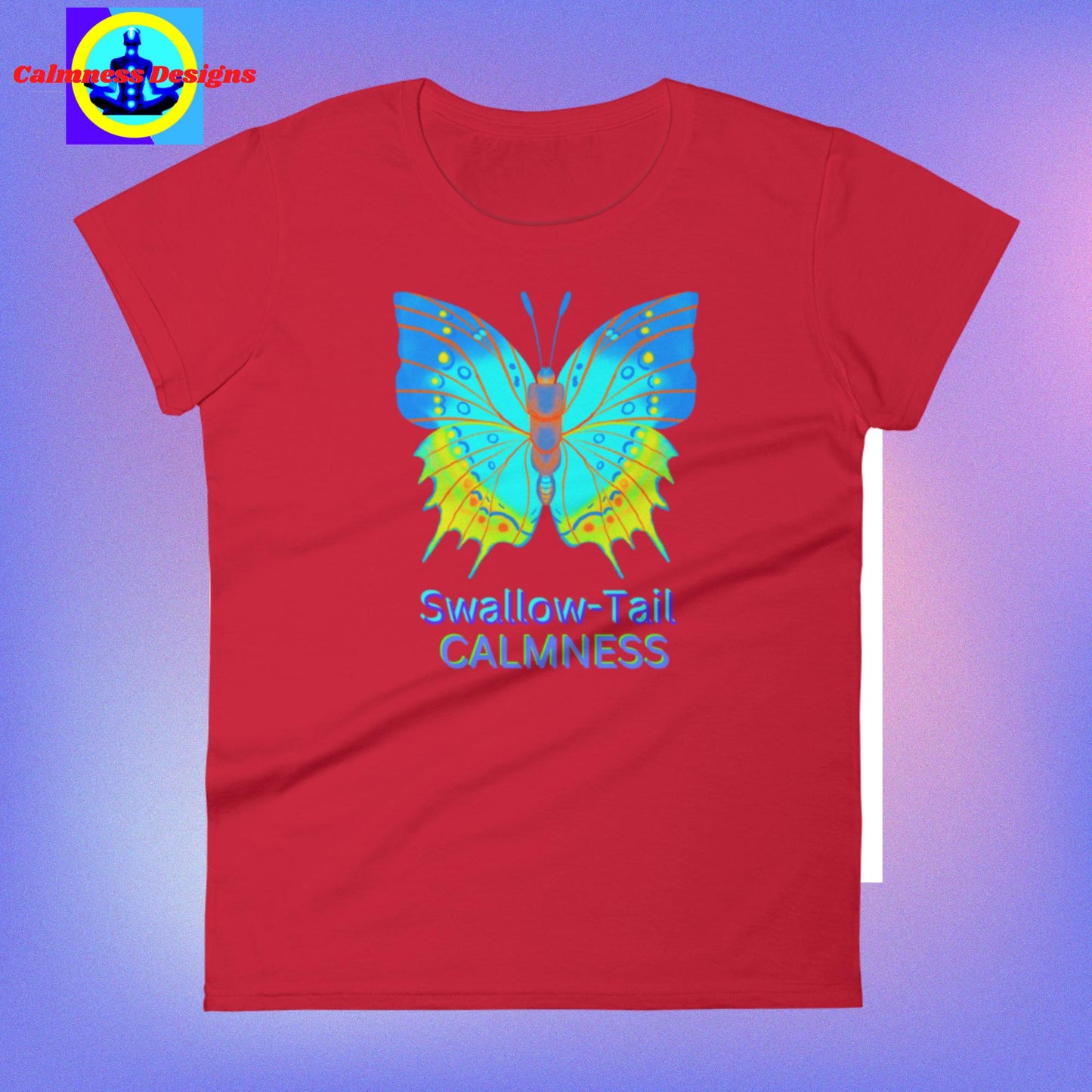 Swallow-Tail, CALMNESS, Women's short sleeve t-shirt