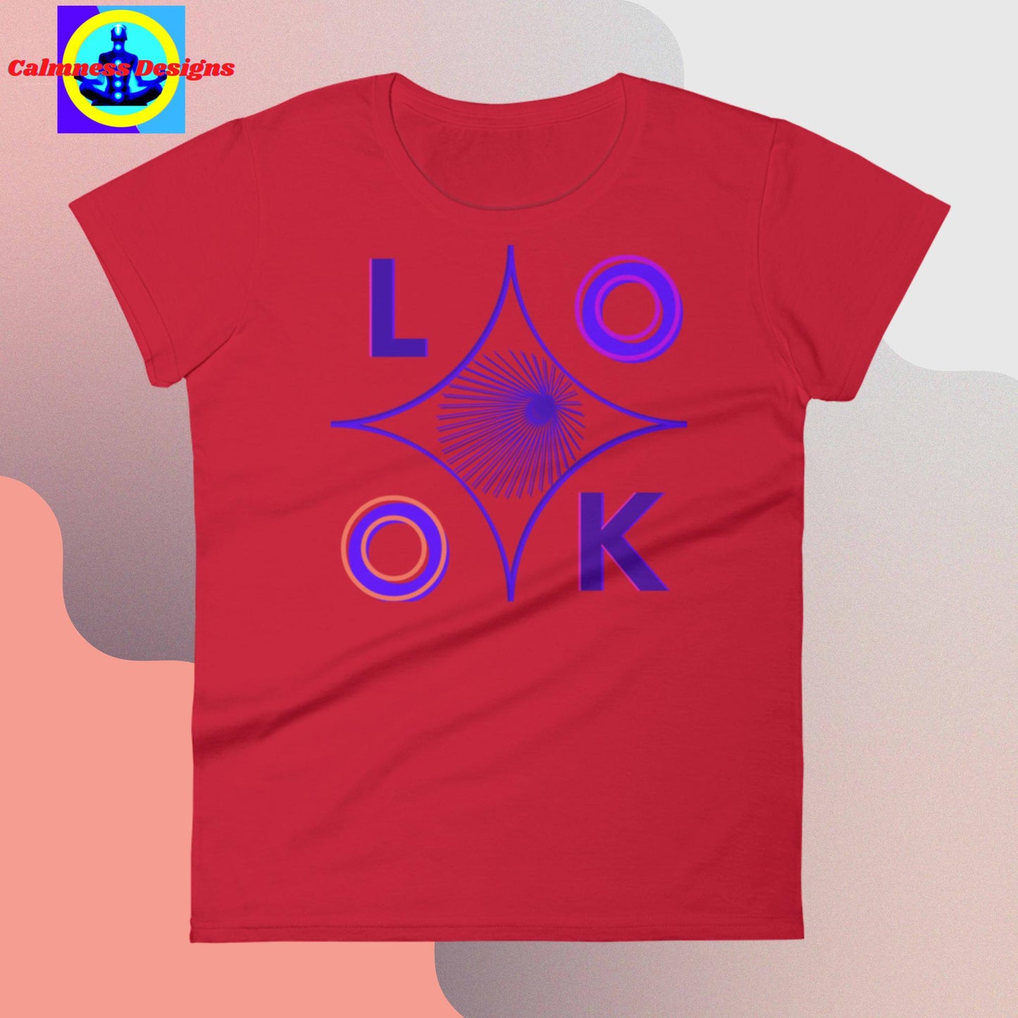 LOOK, Calmness Designer's-Star, Women's short sleeve t-shirt