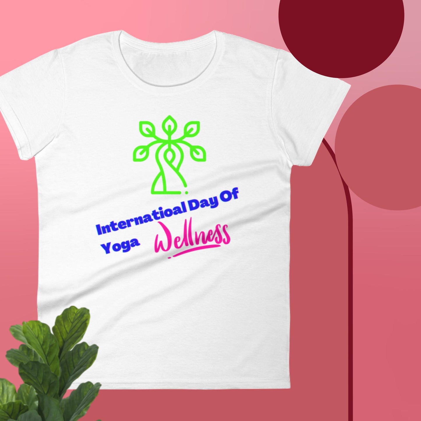 International Day Of Yoga Wellness, Women's short sleeve t-shirt
