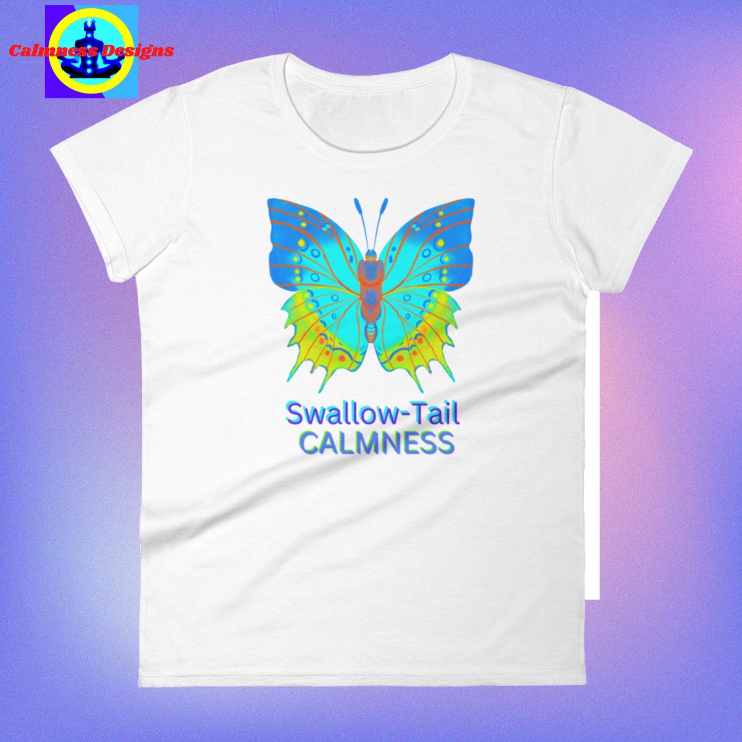 Swallow-Tail, CALMNESS, Women's short sleeve t-shirt