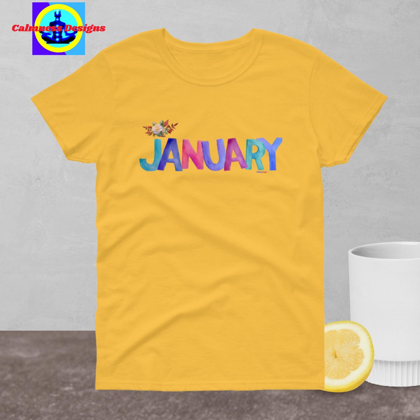 January, Designer's, Women's short sleeve t-shirt