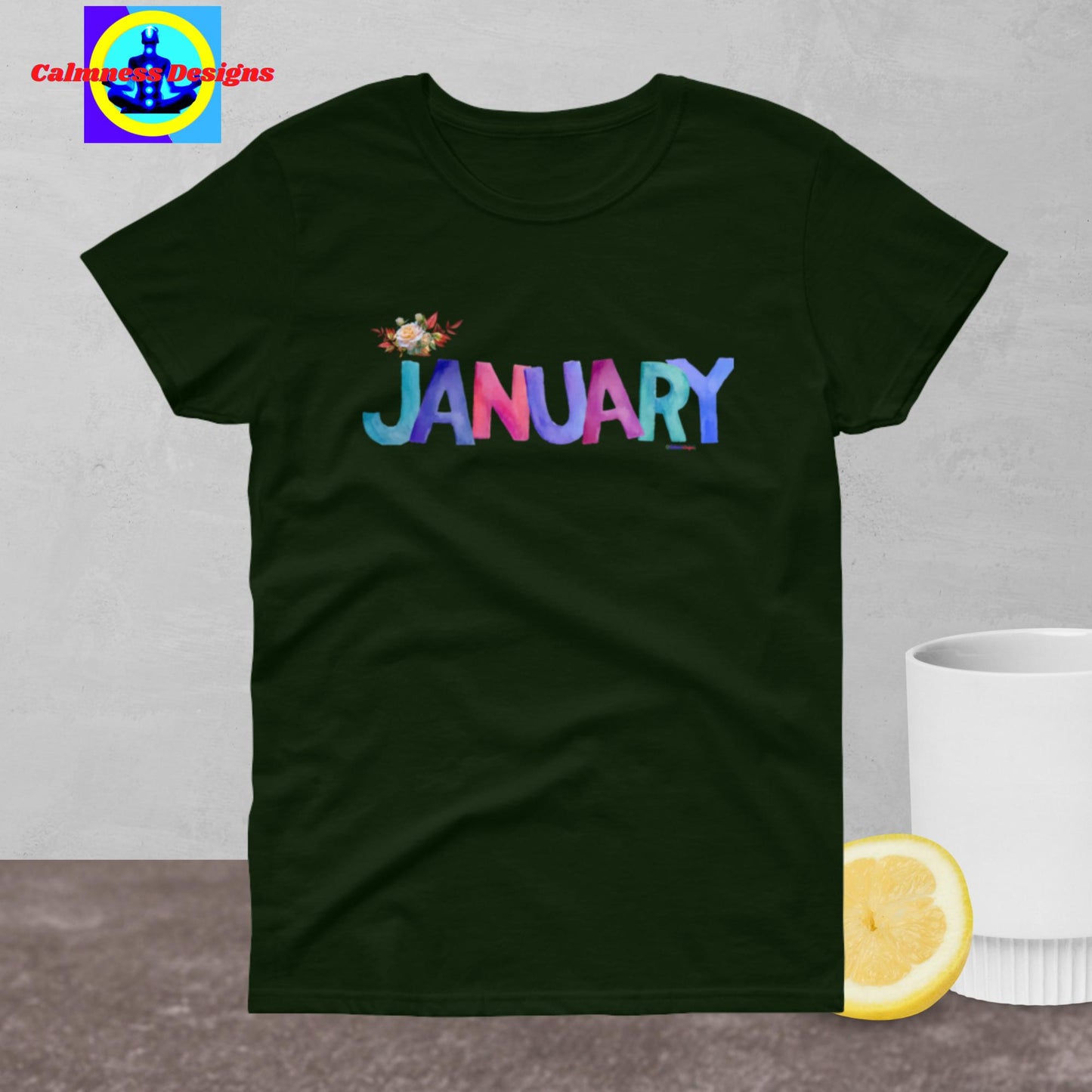 January, Designer's, Women's short sleeve t-shirt