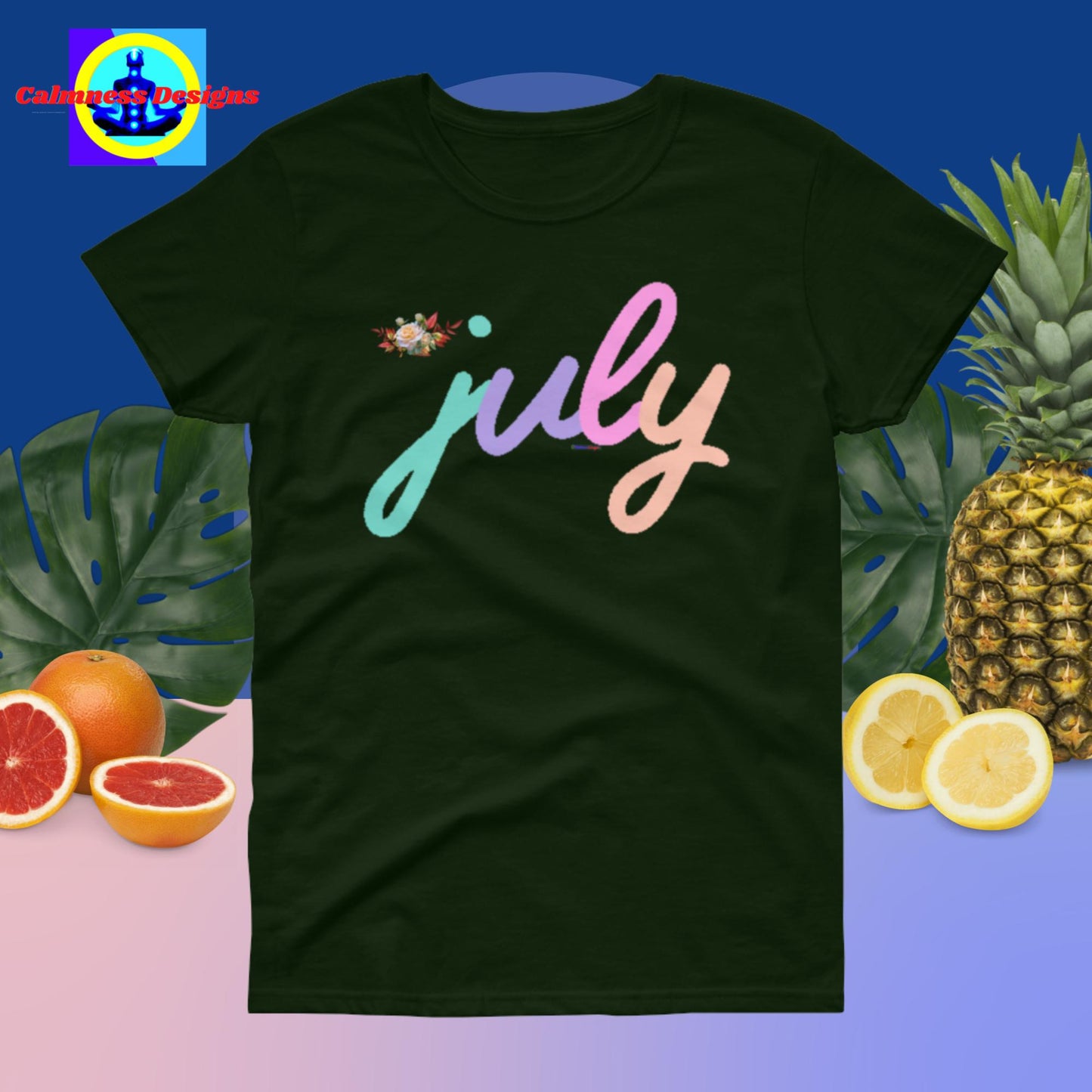 July, Designer's, Women's short sleeve t-shirt