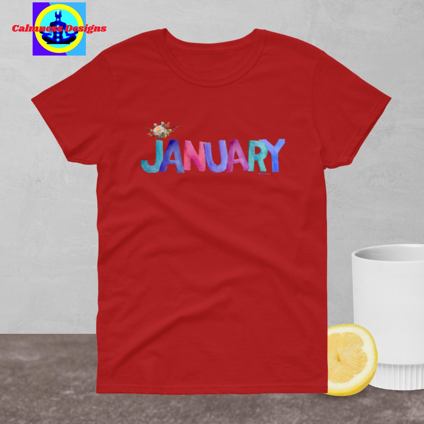 January, Designer's, Women's short sleeve t-shirt