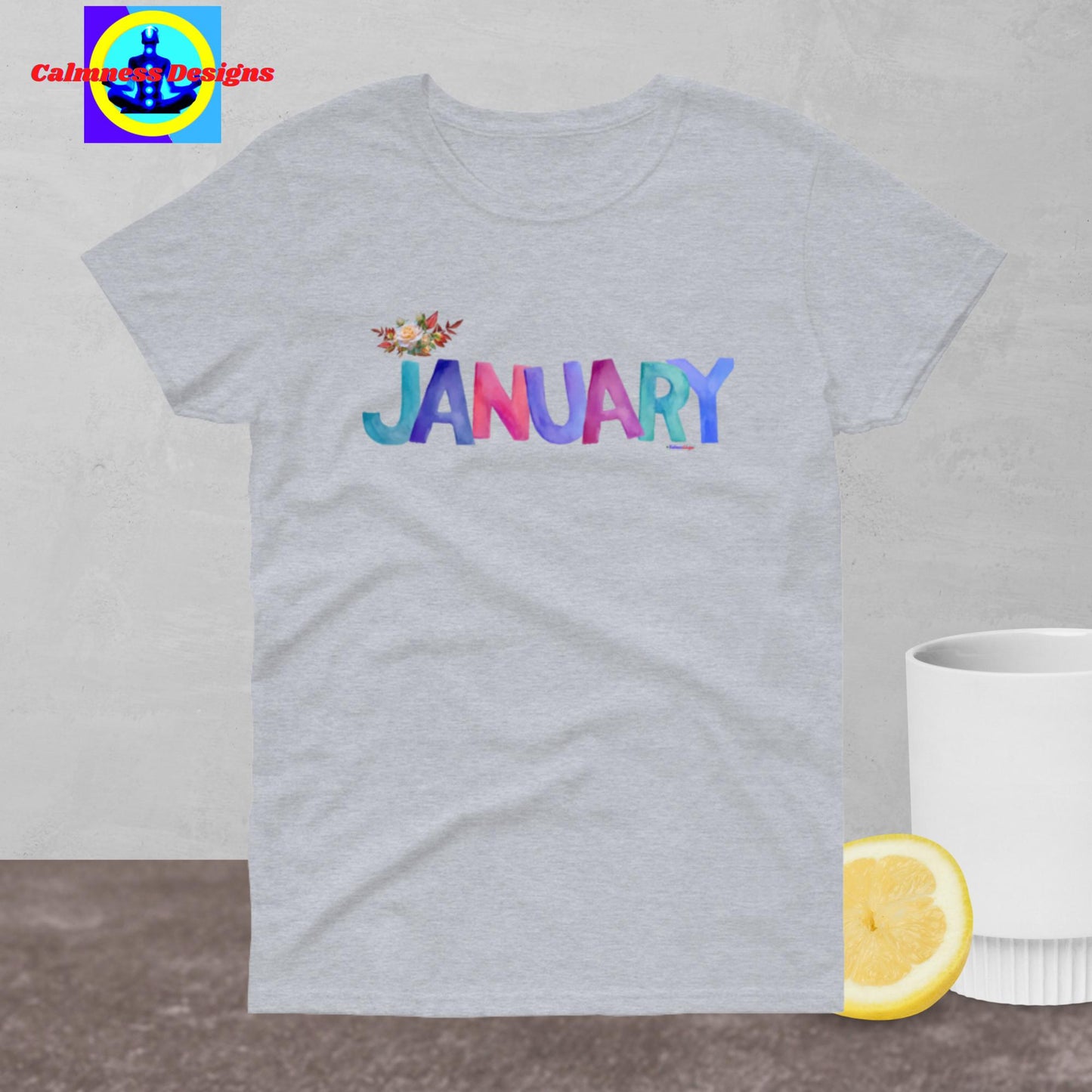 January, Designer's, Women's short sleeve t-shirt