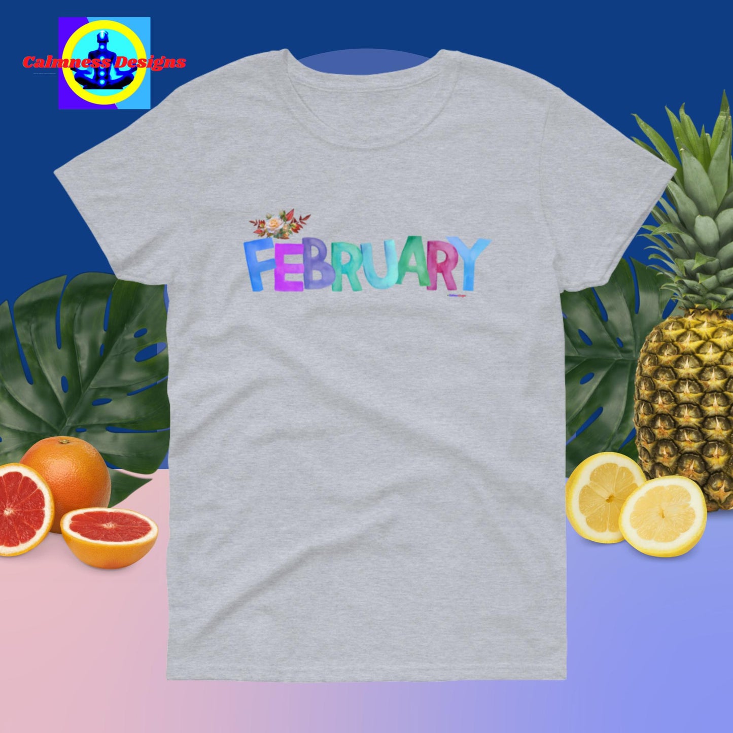 February, Designer's, Women's short sleeve t-shirt