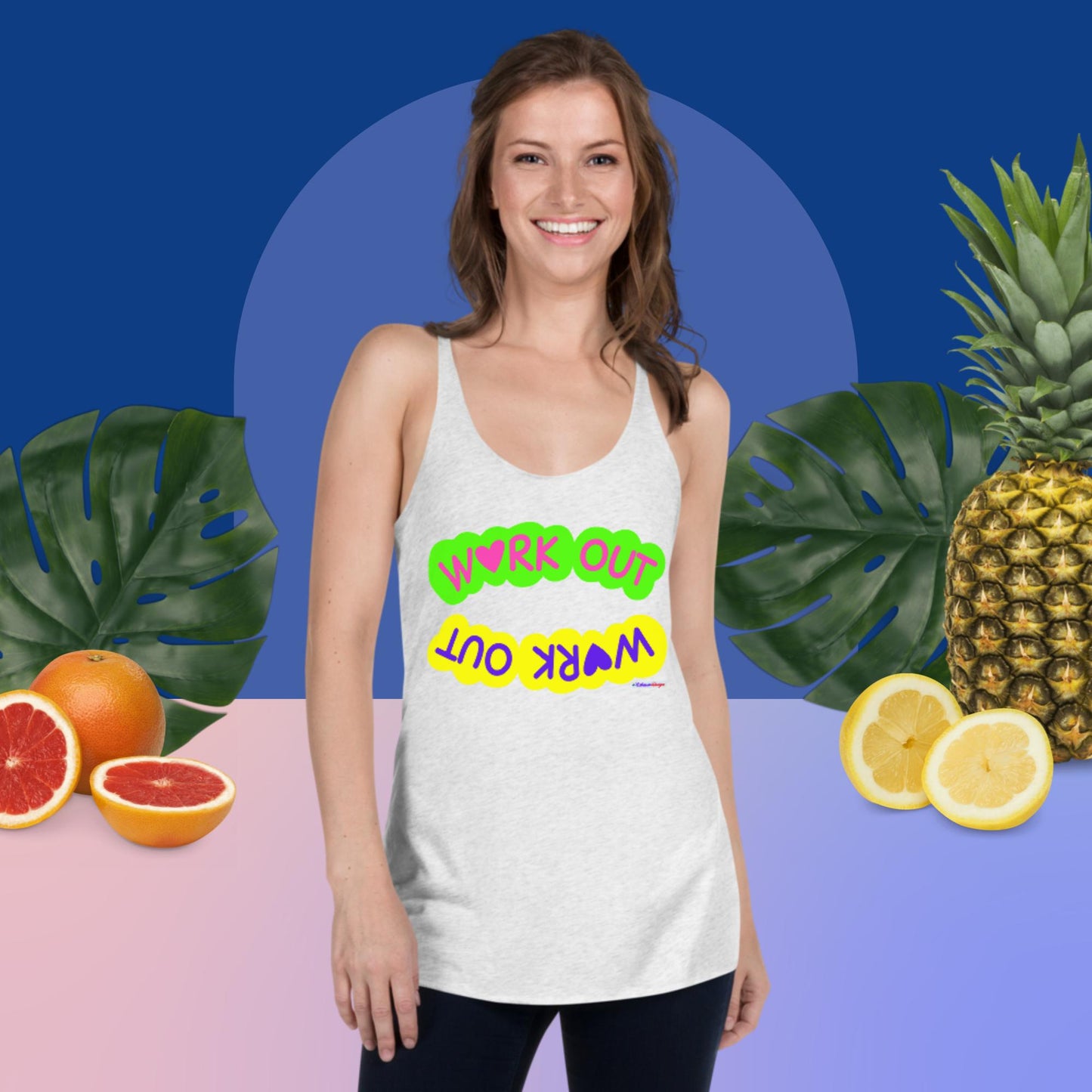 Work Out, Women's Racerback Tank