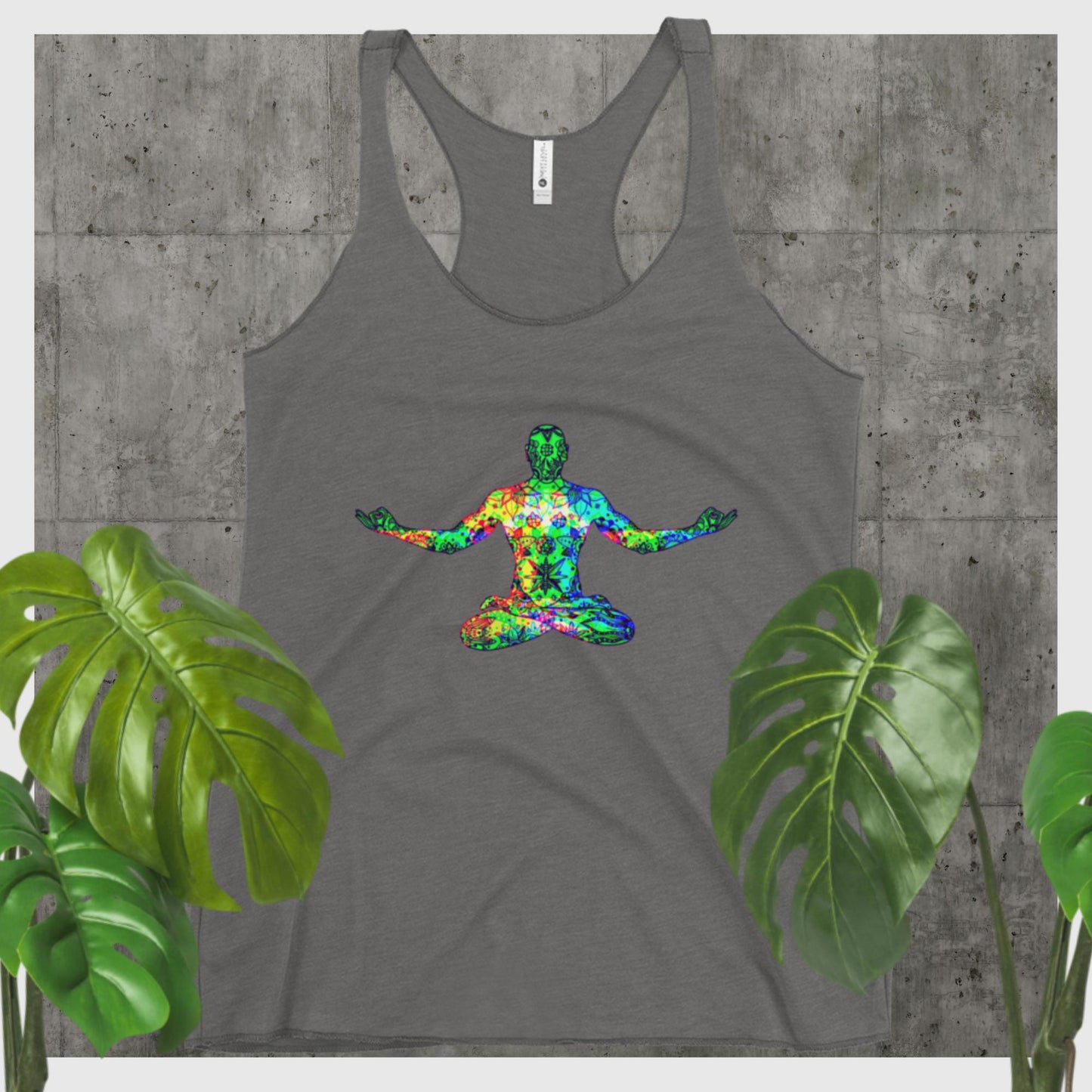 Lotus Meditation,, Women's Racerback Tank