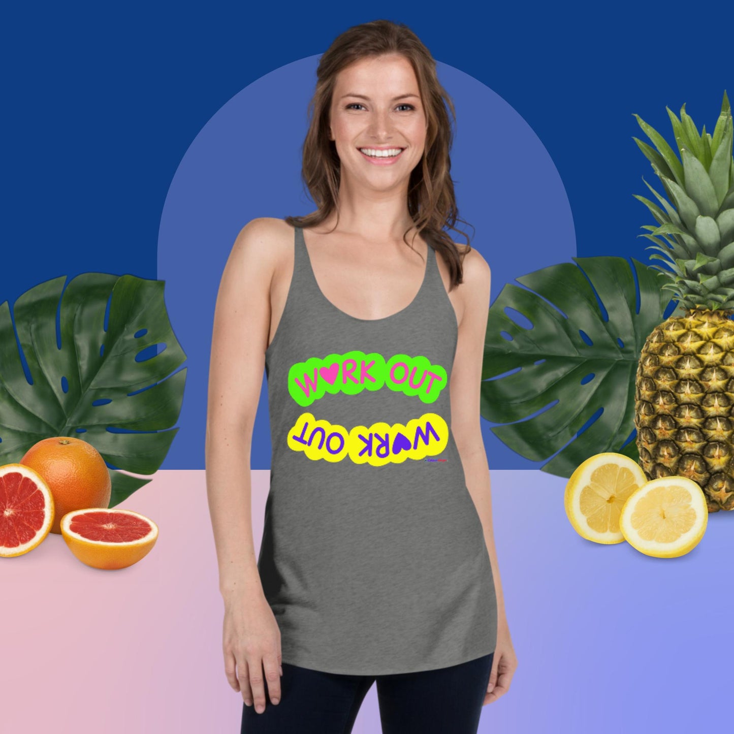 Work Out, Women's Racerback Tank