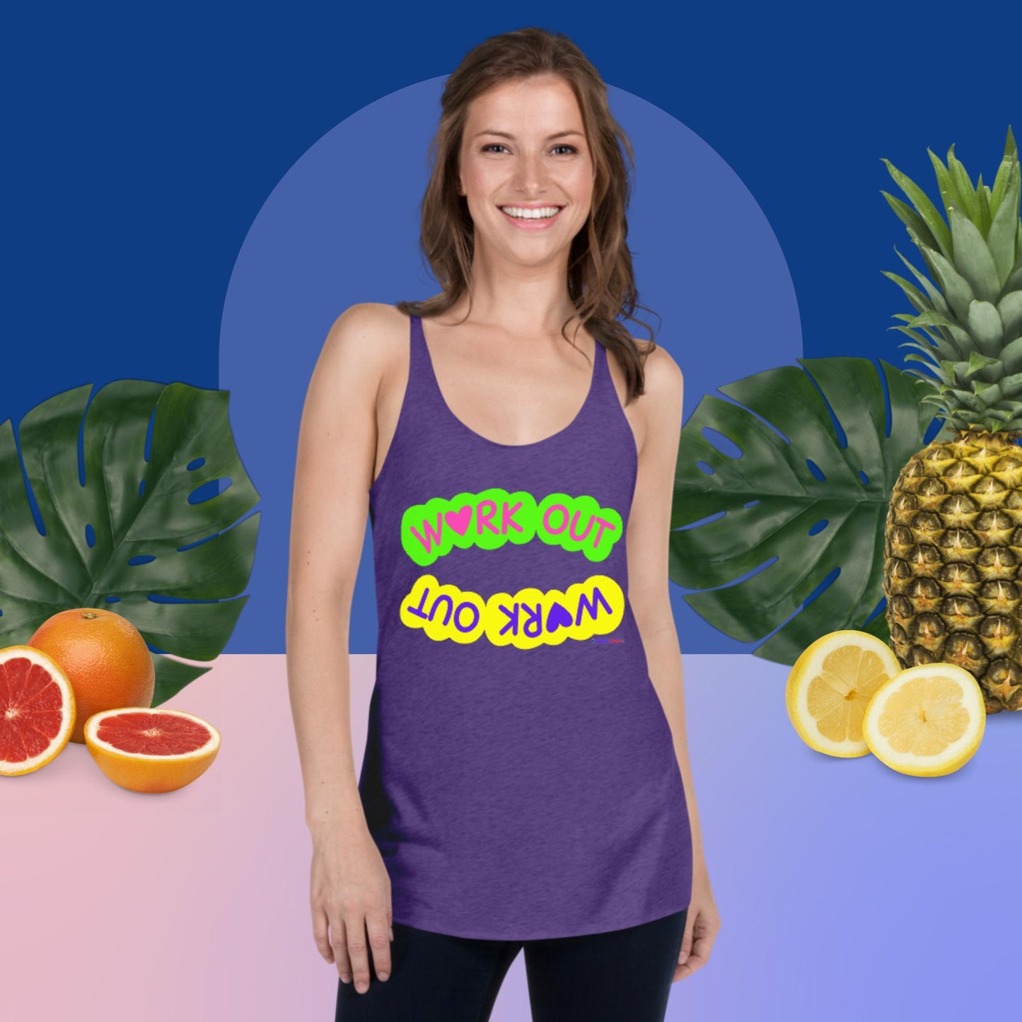 Work Out, Women's Racerback Tank