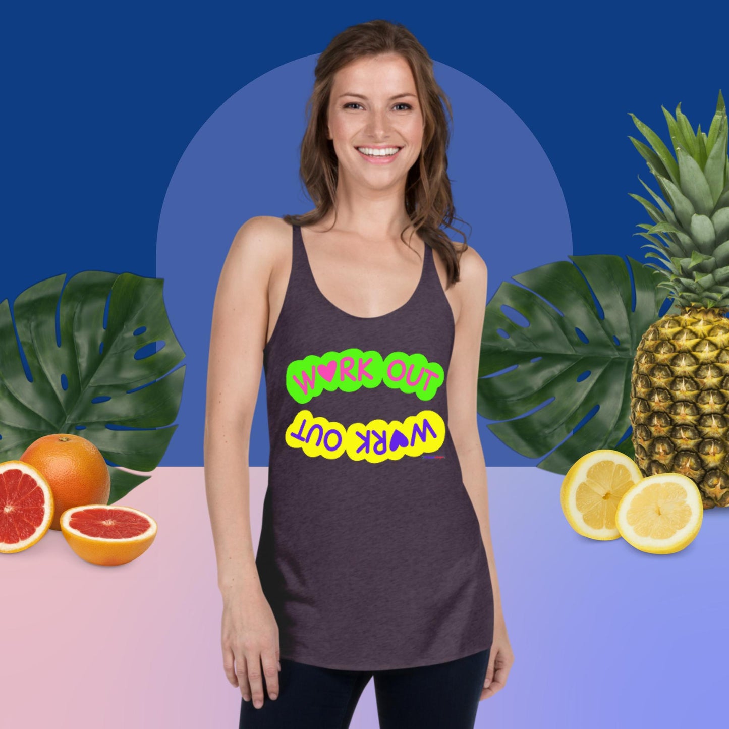 Work Out, Women's Racerback Tank