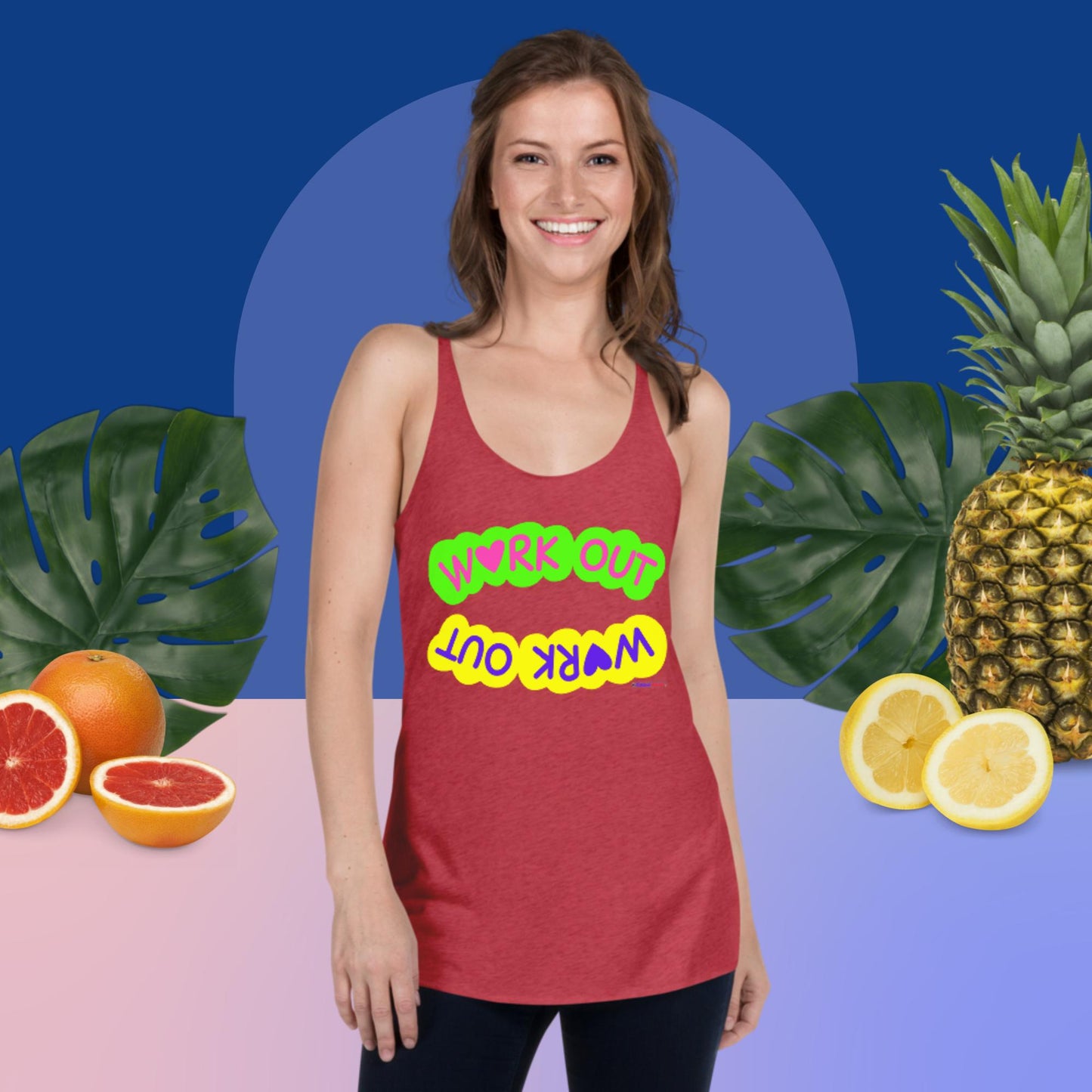 Work Out, Women's Racerback Tank