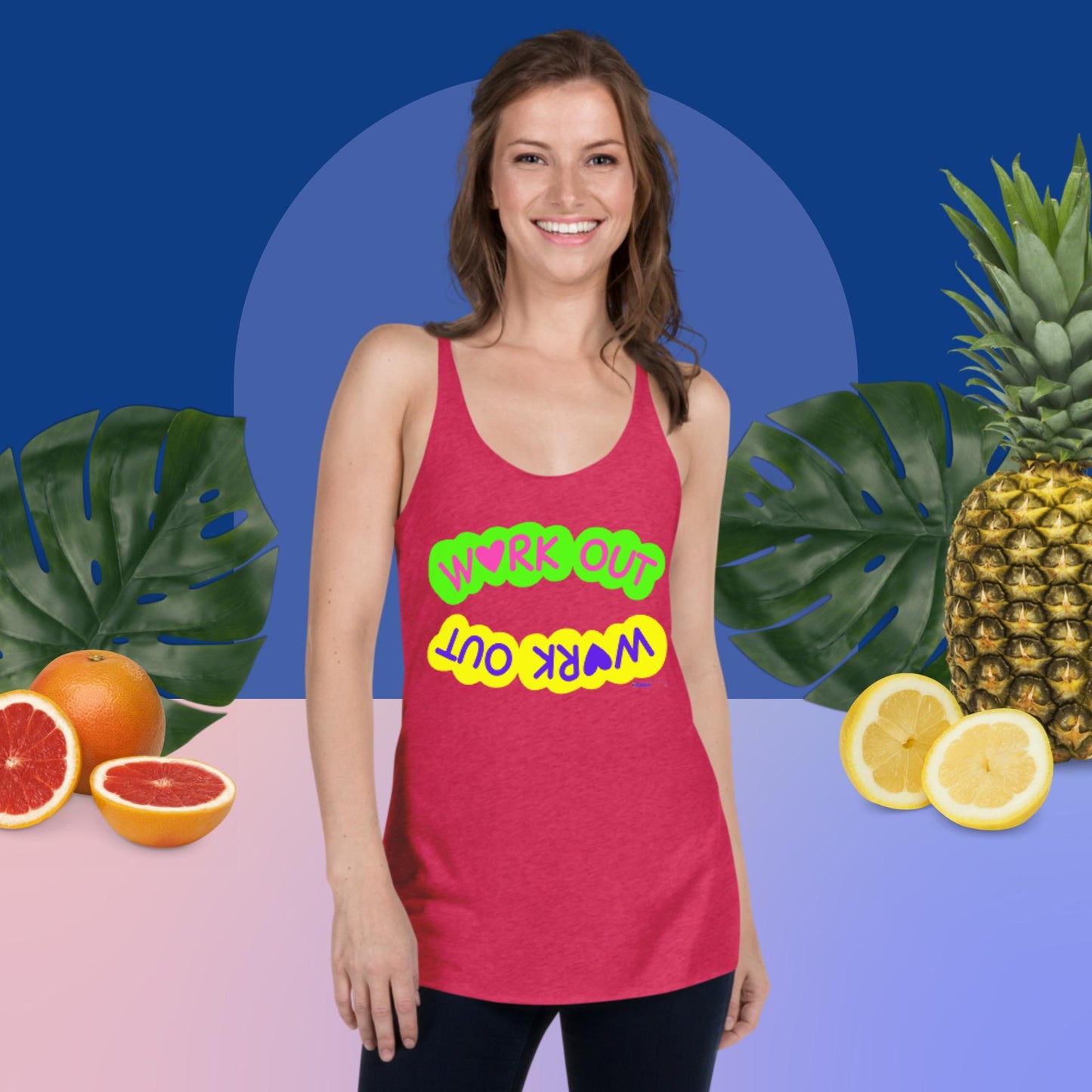 Work Out, Women's Racerback Tank