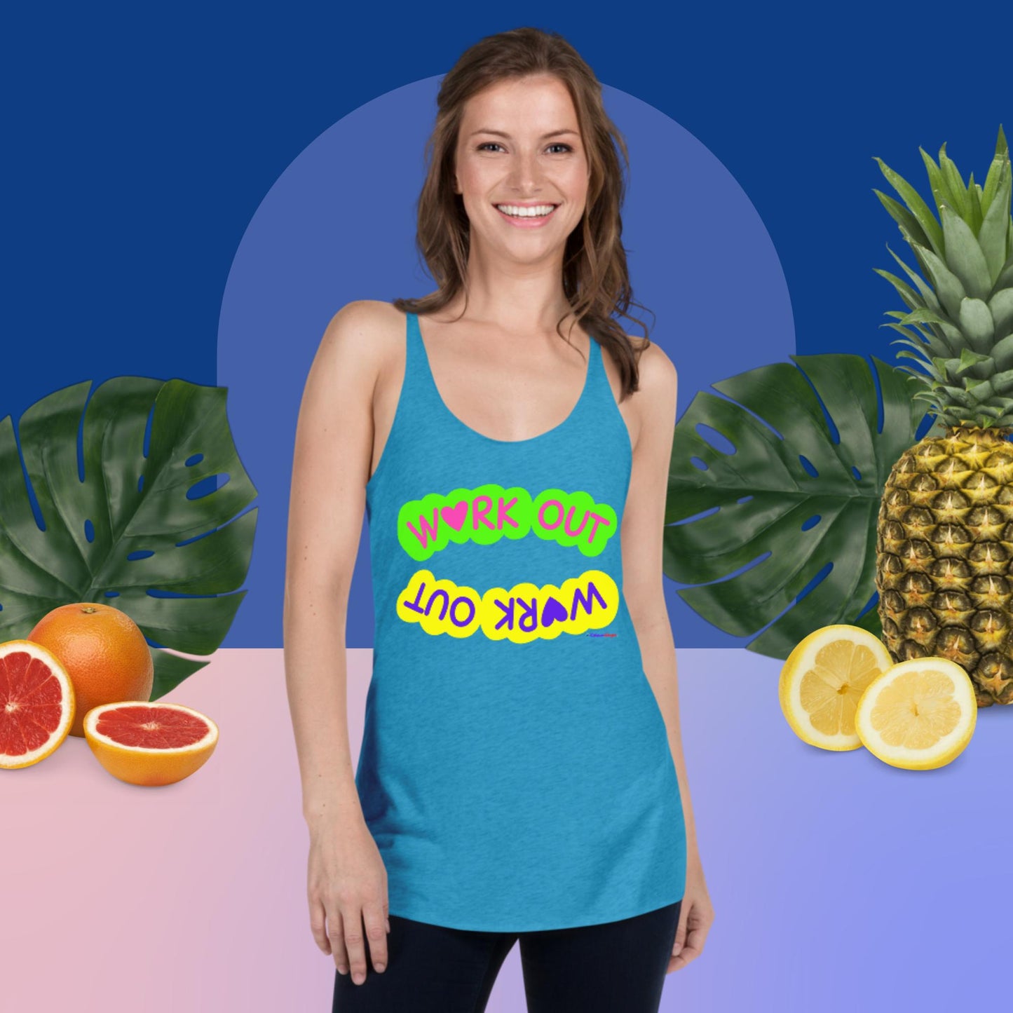 Work Out, Women's Racerback Tank