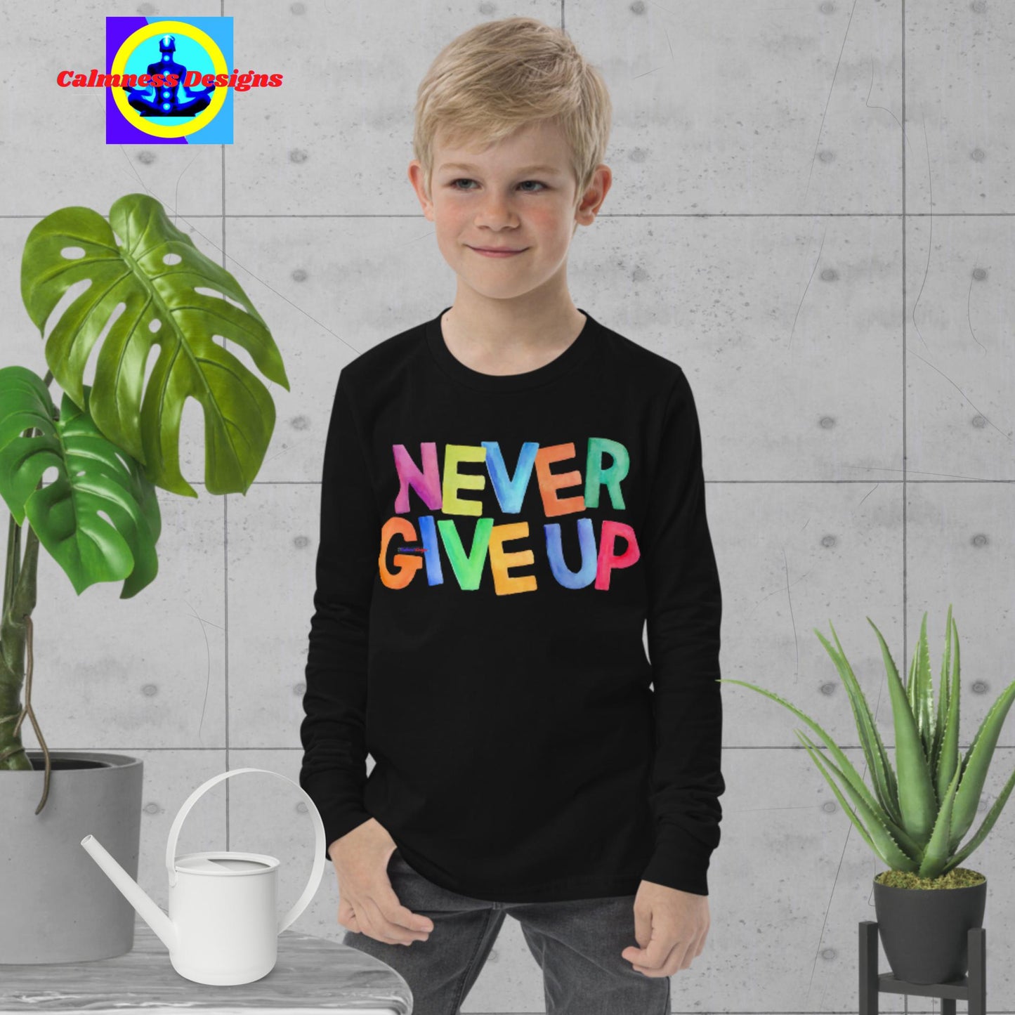 Never Give Up, Youth long sleeve tee