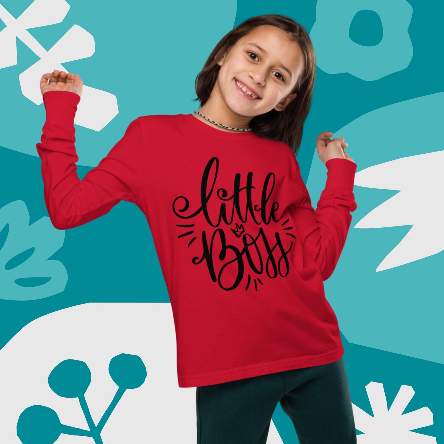 Little Boss, Youth long sleeve tee