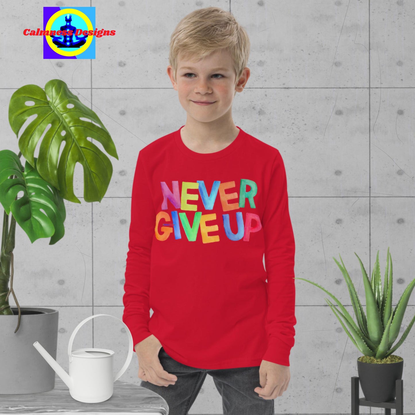 Never Give Up, Youth long sleeve tee