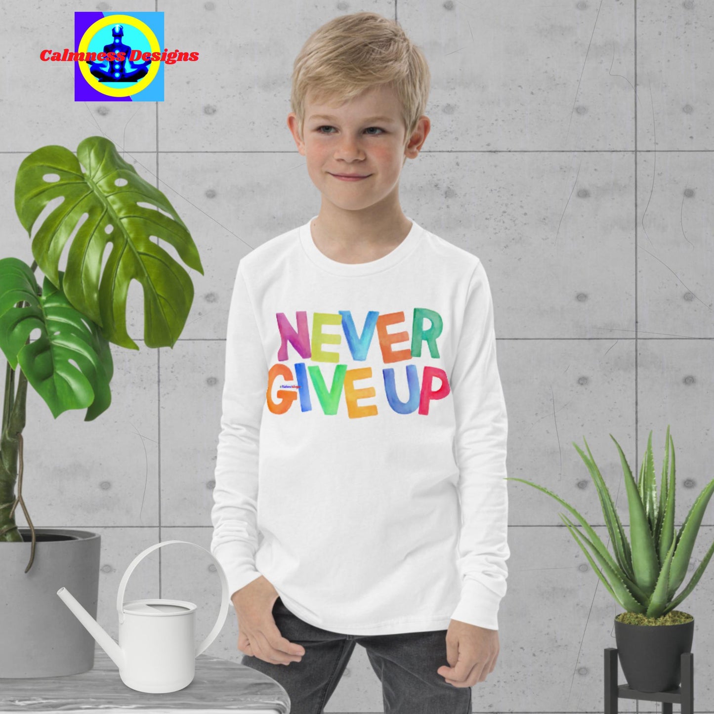 Never Give Up, Youth long sleeve tee