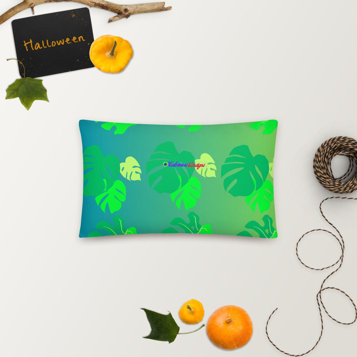 Monsterat Leaves Kombi nation,  CALMNESS DESIGNS,  Creative Designer's, Basic Pillow