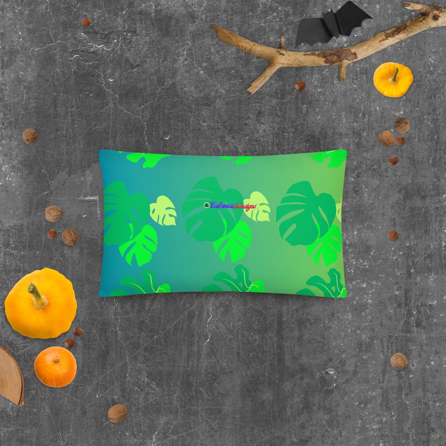 Monsterat Leaves Kombi nation,  CALMNESS DESIGNS,  Creative Designer's, Basic Pillow