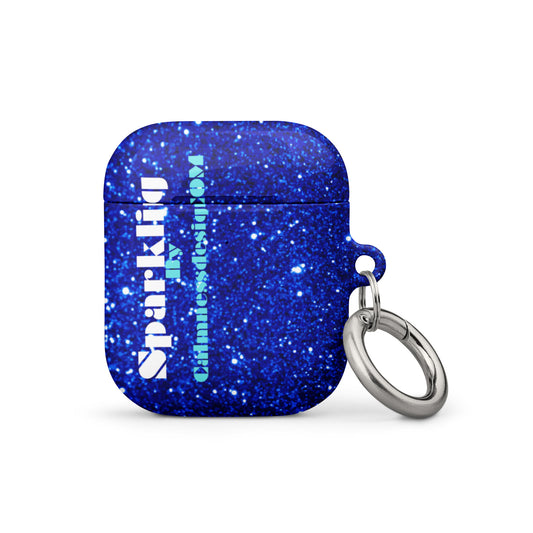 Sparkling Blue Color Sparkling Designs By Calmnessdesign.COM,  Case for AirPods®