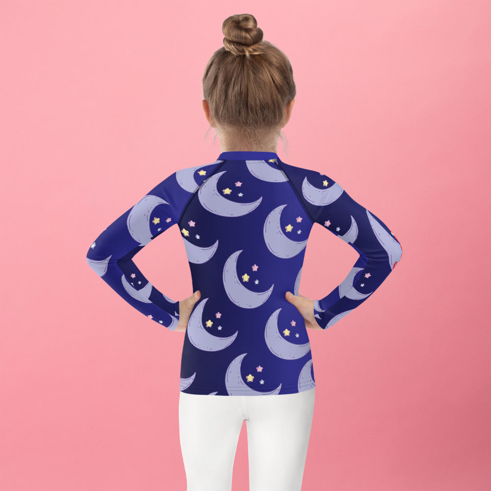 Baby Moon and Stars,  CALMNESS DESIGNS,  Creative Designer's,  Kids Rash Guard