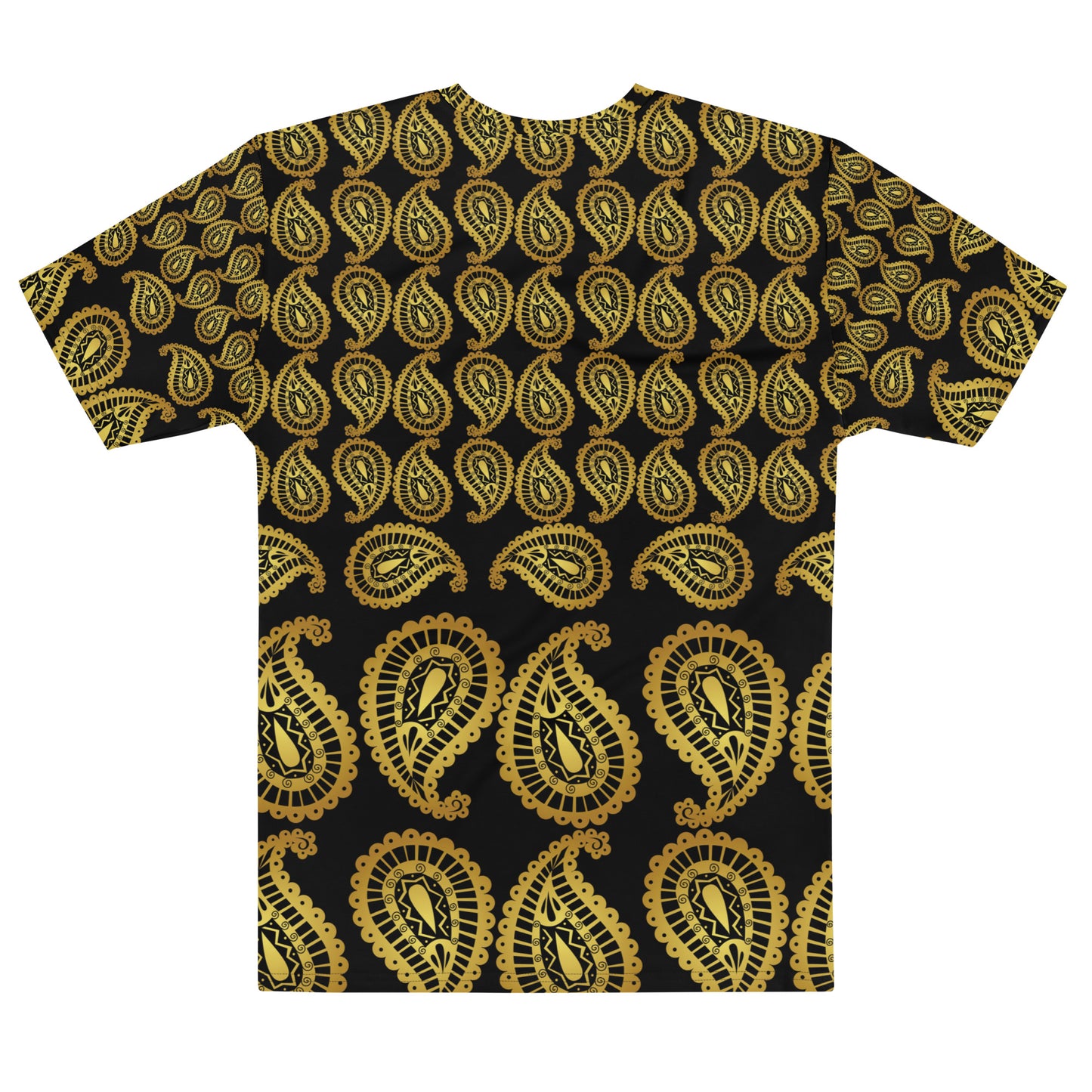 Gold Paisley, Calmness Designs,  Men's t-shirt