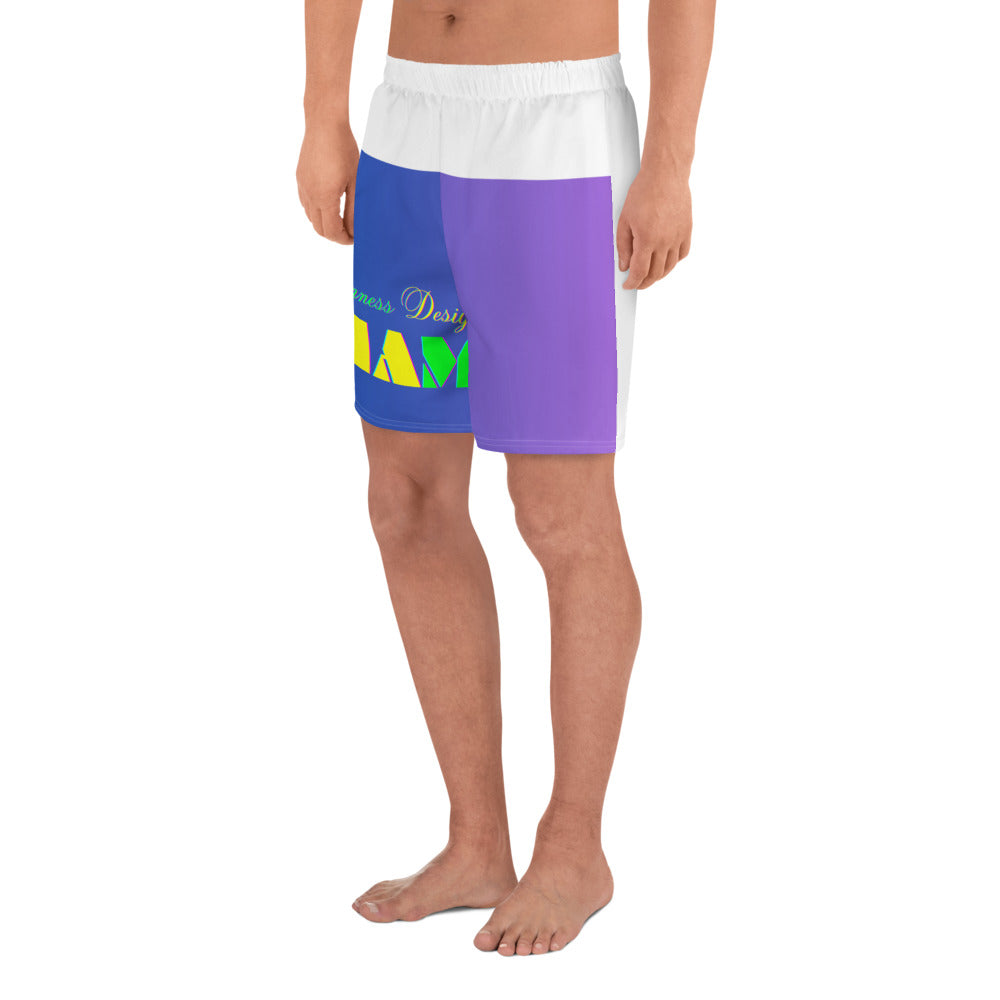 Calmness Designs, MIAMI,  Men's Recycled Athletic Shorts