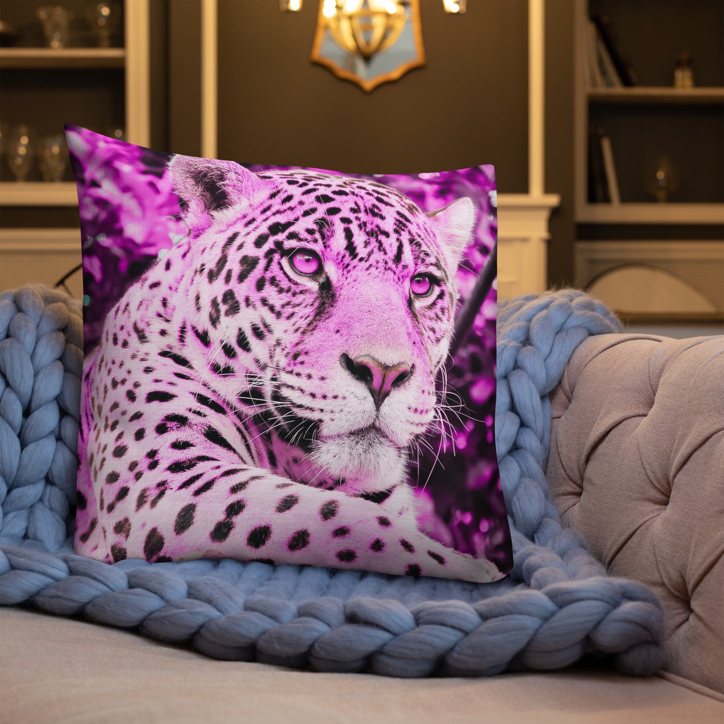 Beautiful Tiger Head   Premium Pillow