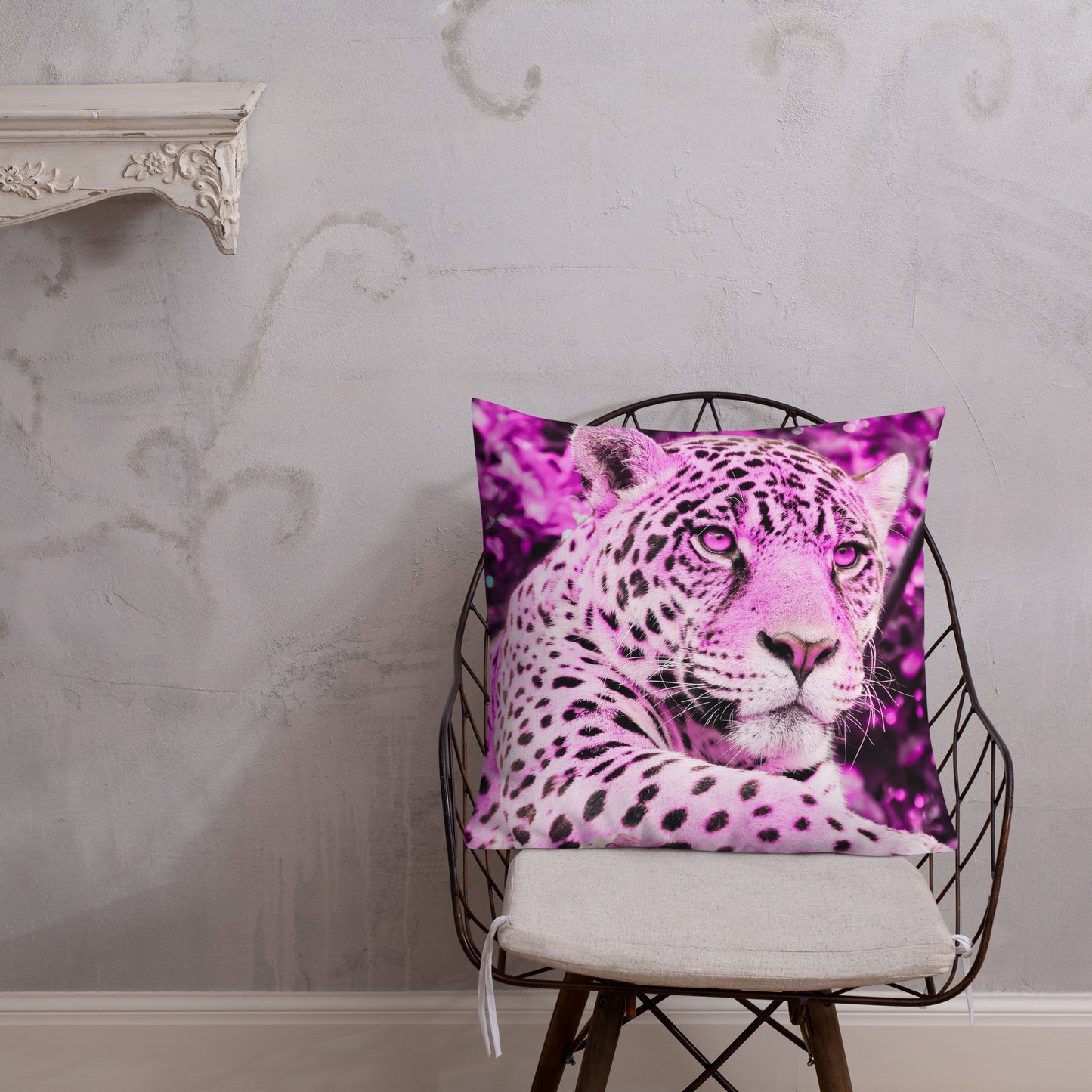 Beautiful Tiger Head   Premium Pillow