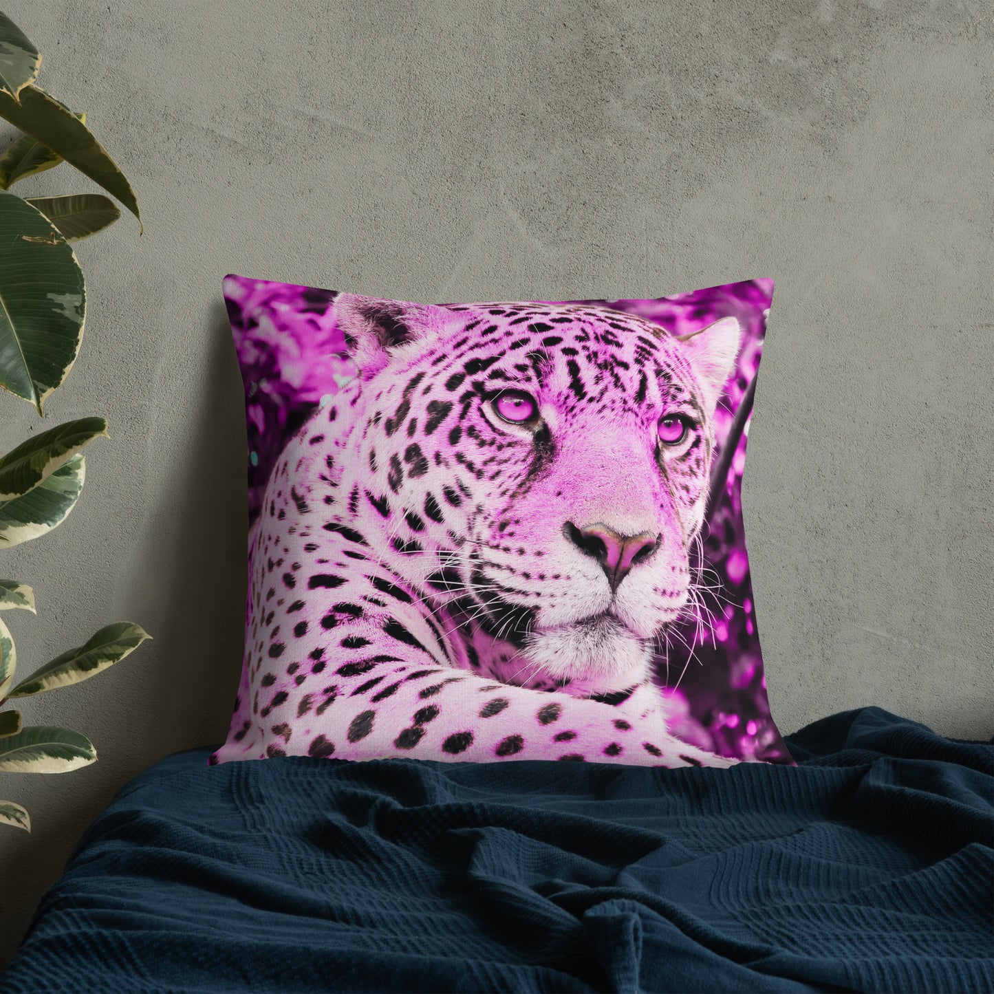 Beautiful Tiger Head   Premium Pillow