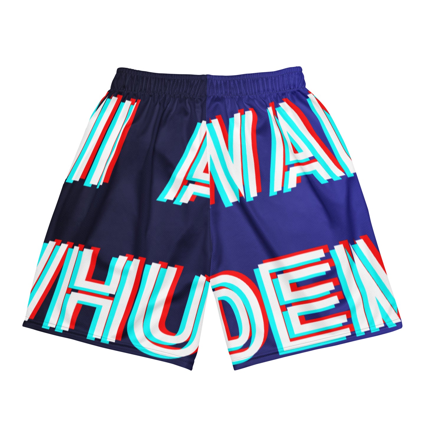 Mi AGWAN WHUL-DEM, Stars, Calmness Designs,  Unisex mesh shorts