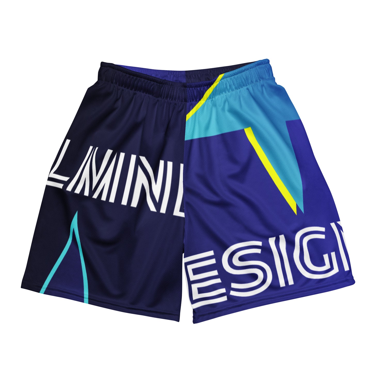 Mi AGWAN WHUL-DEM, Stars, Calmness Designs,  Unisex mesh shorts