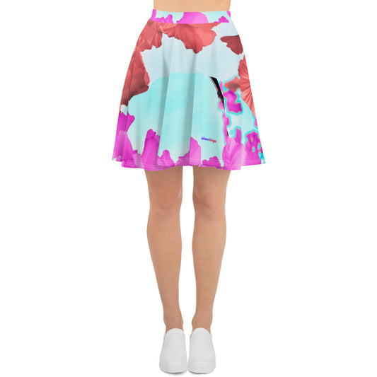 Ginkgo Tree Leaves, Calmness Designs,    Skater Skirt