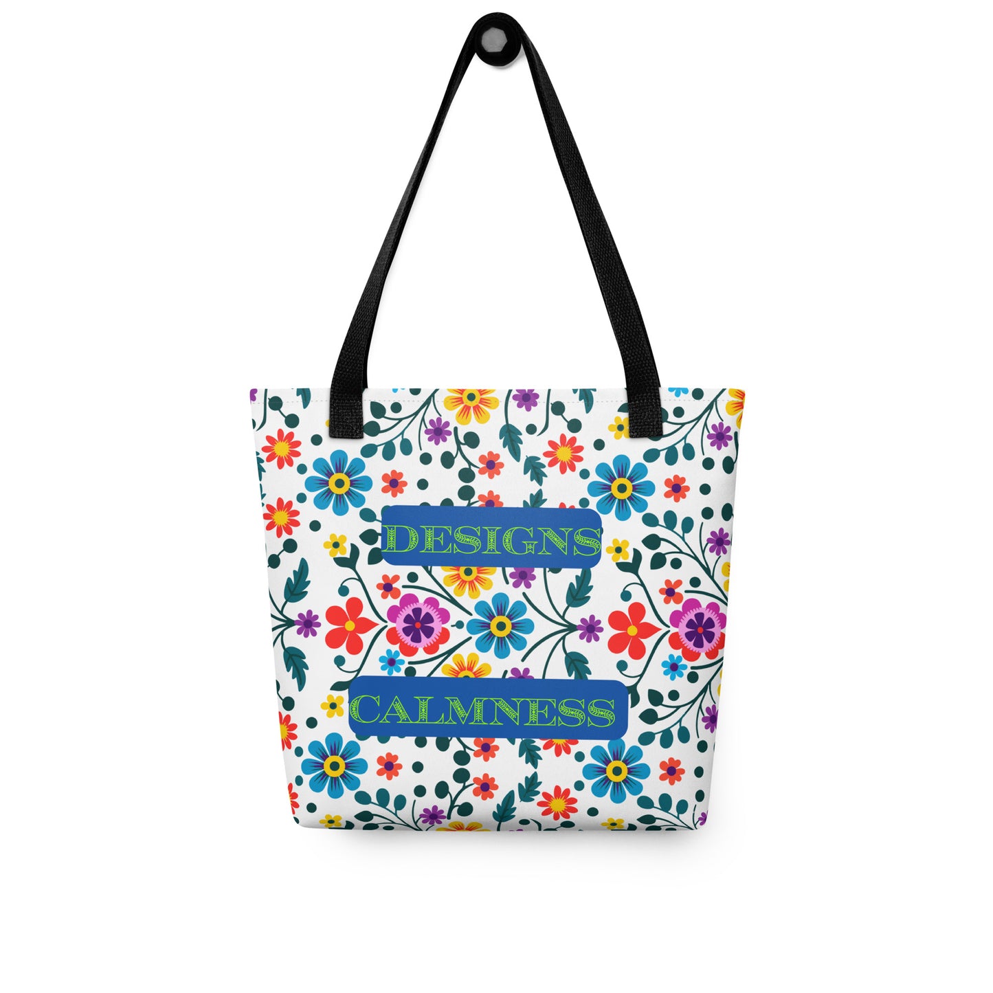 Mexican Embroidery Seamless Pattern, CALMNESS DESIGNS,  Creative Designer's,  Tote bag